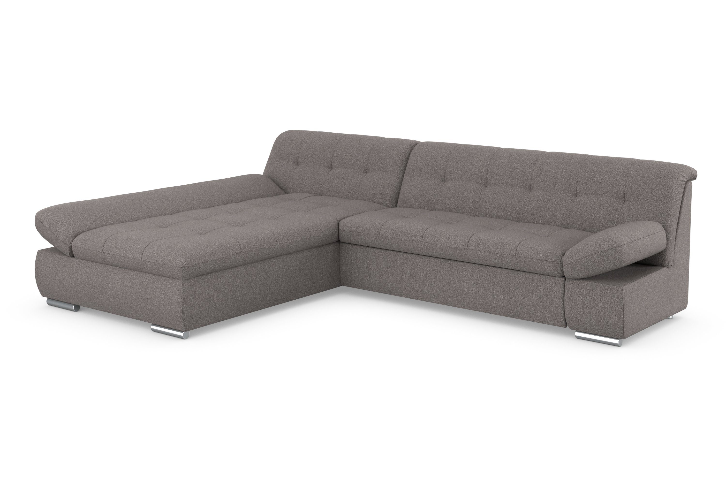 DOMO collection Hoekbank Mona L-vorm optioneel met slaapfunctie