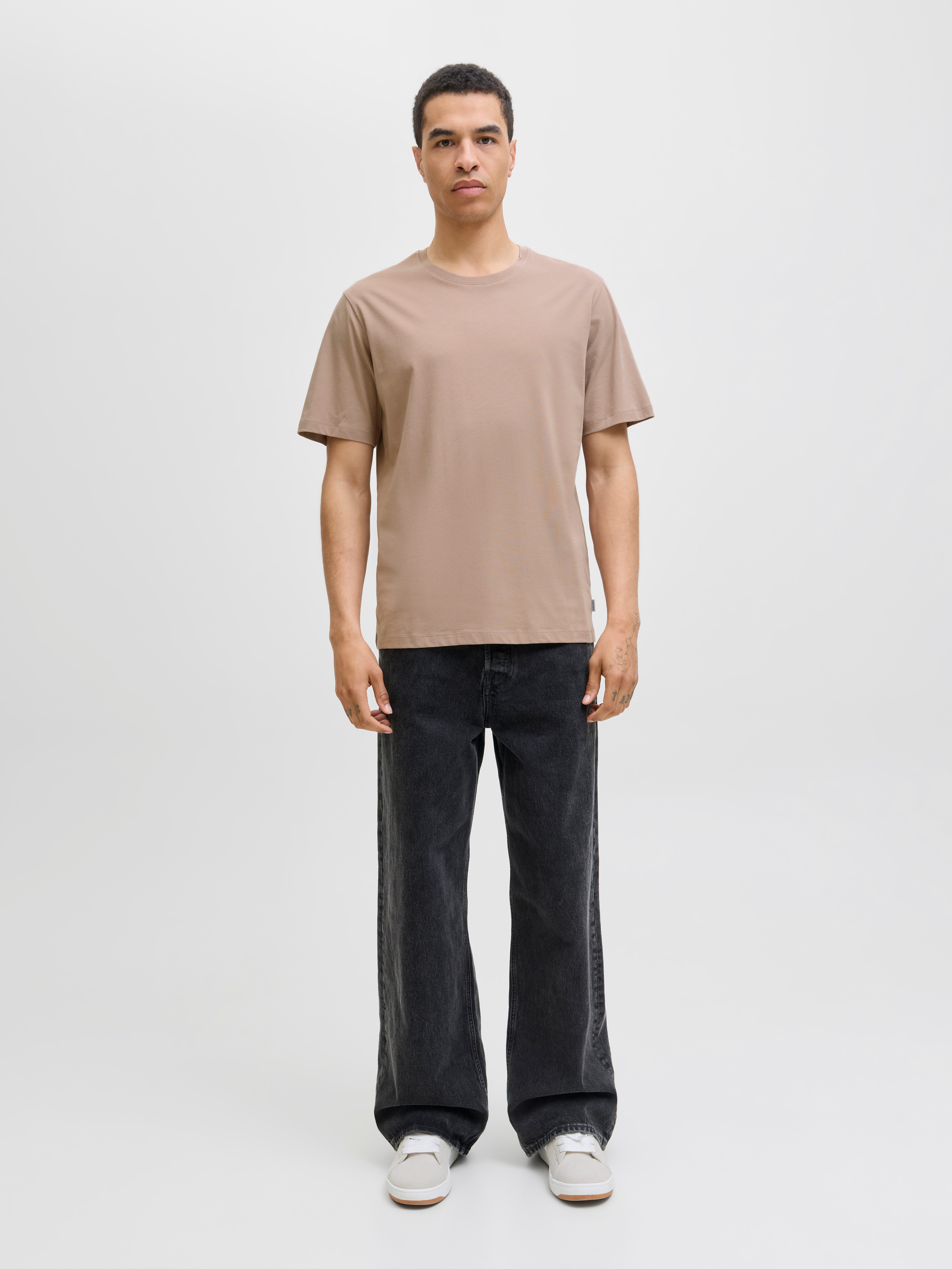 Jack & Jones Shirt met ronde hals JJEORGANIC BASIC TEE SS O-NECK NOOS