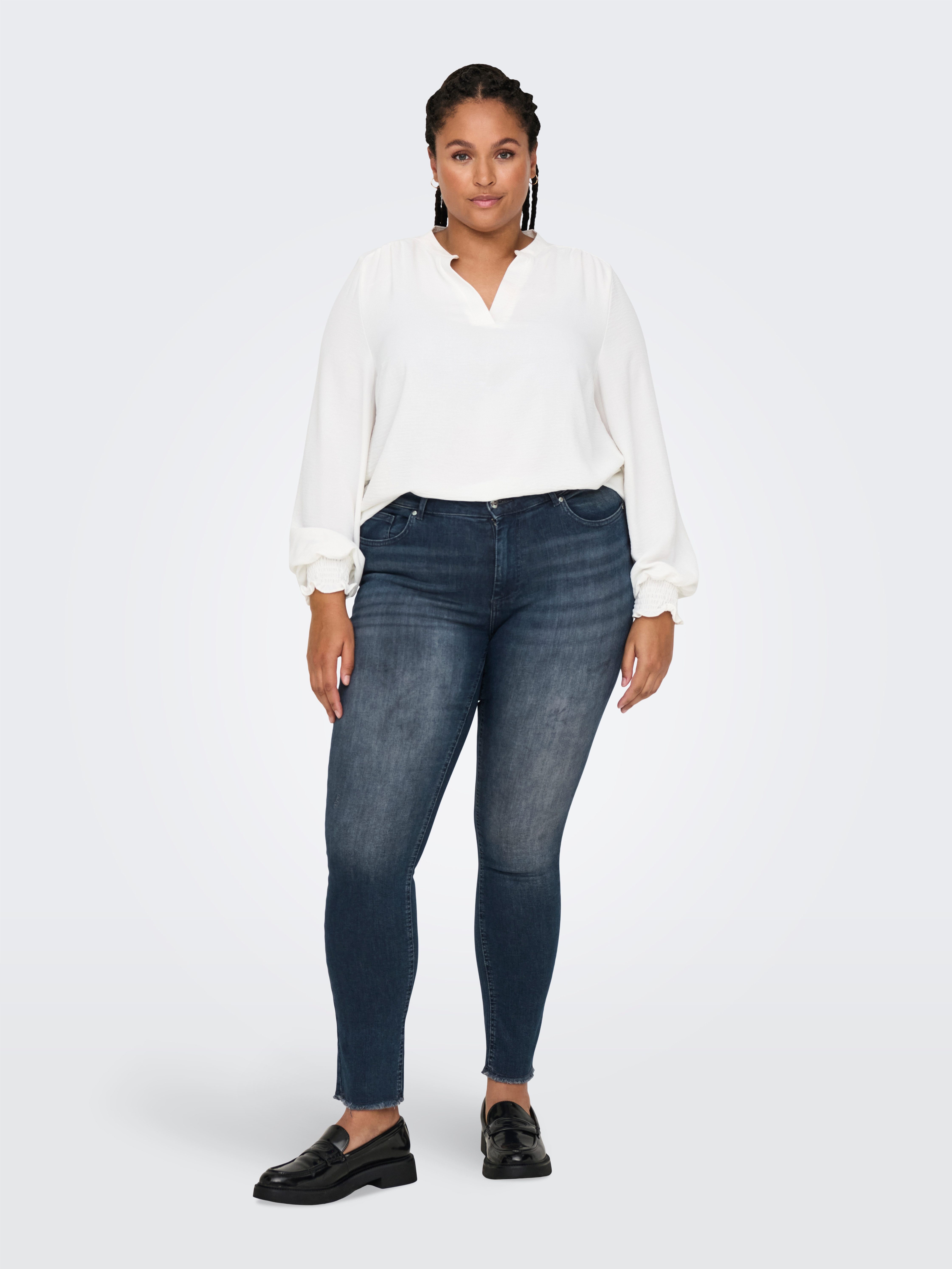 ONLY CARMAKOMA Skinny fit jeans CARWILLY REG SK ANK RW REA422 NOOS