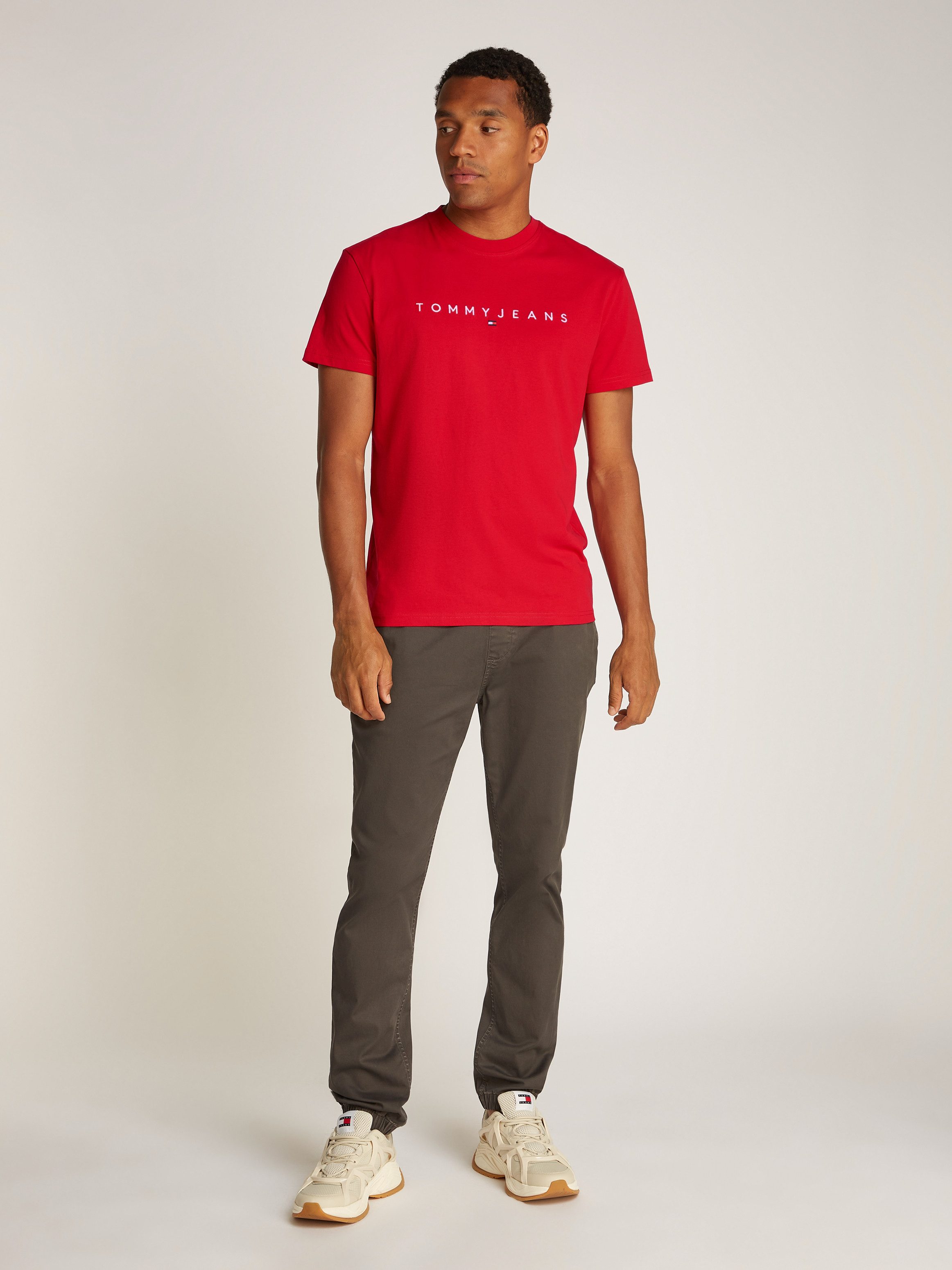 TOMMY JEANS T-shirt TJM REG LINEAR LOGO TEE EXT