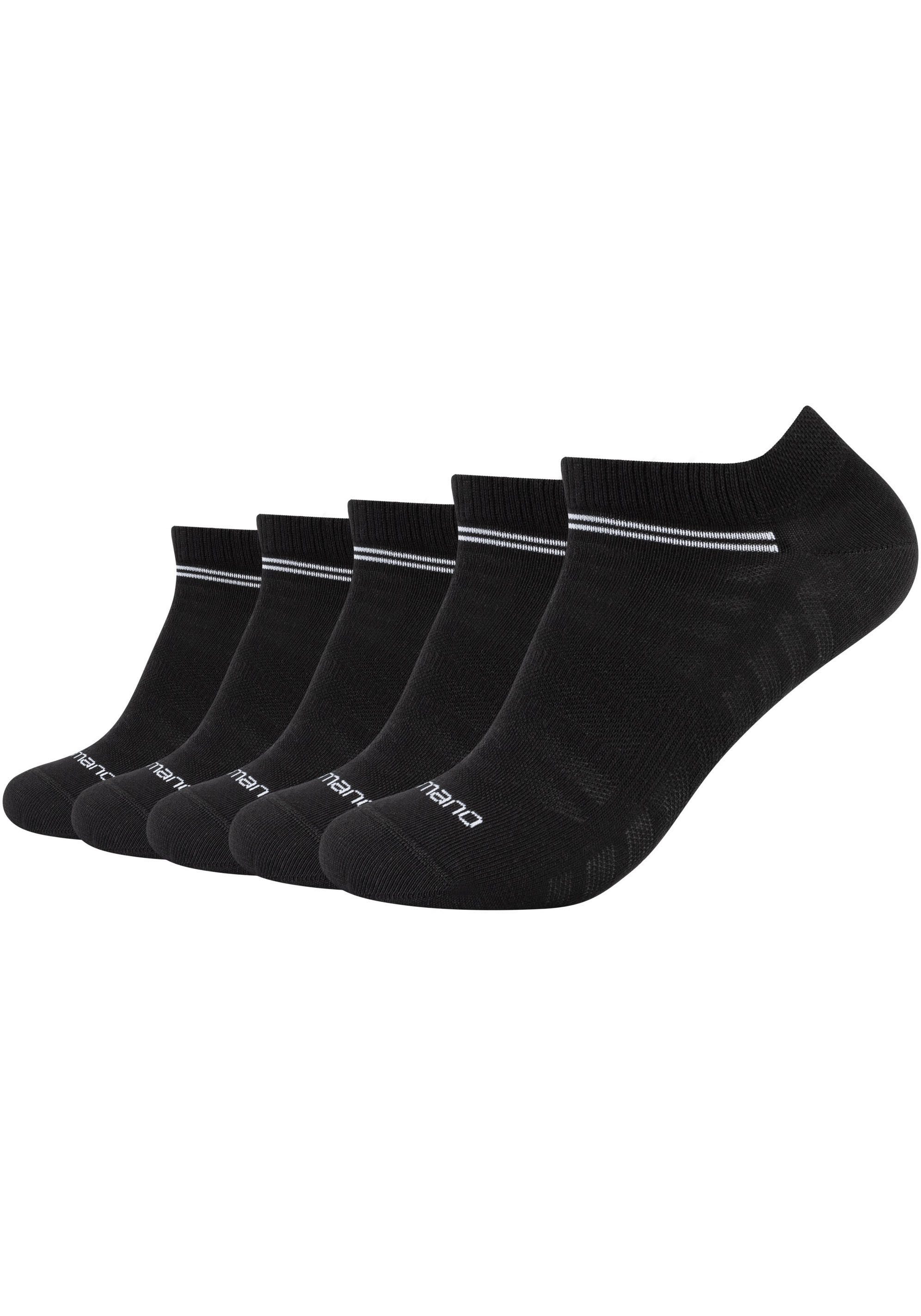 Camano Korte sokken Mesh ventilation met modieuze streepjespatronen (10 paar)
