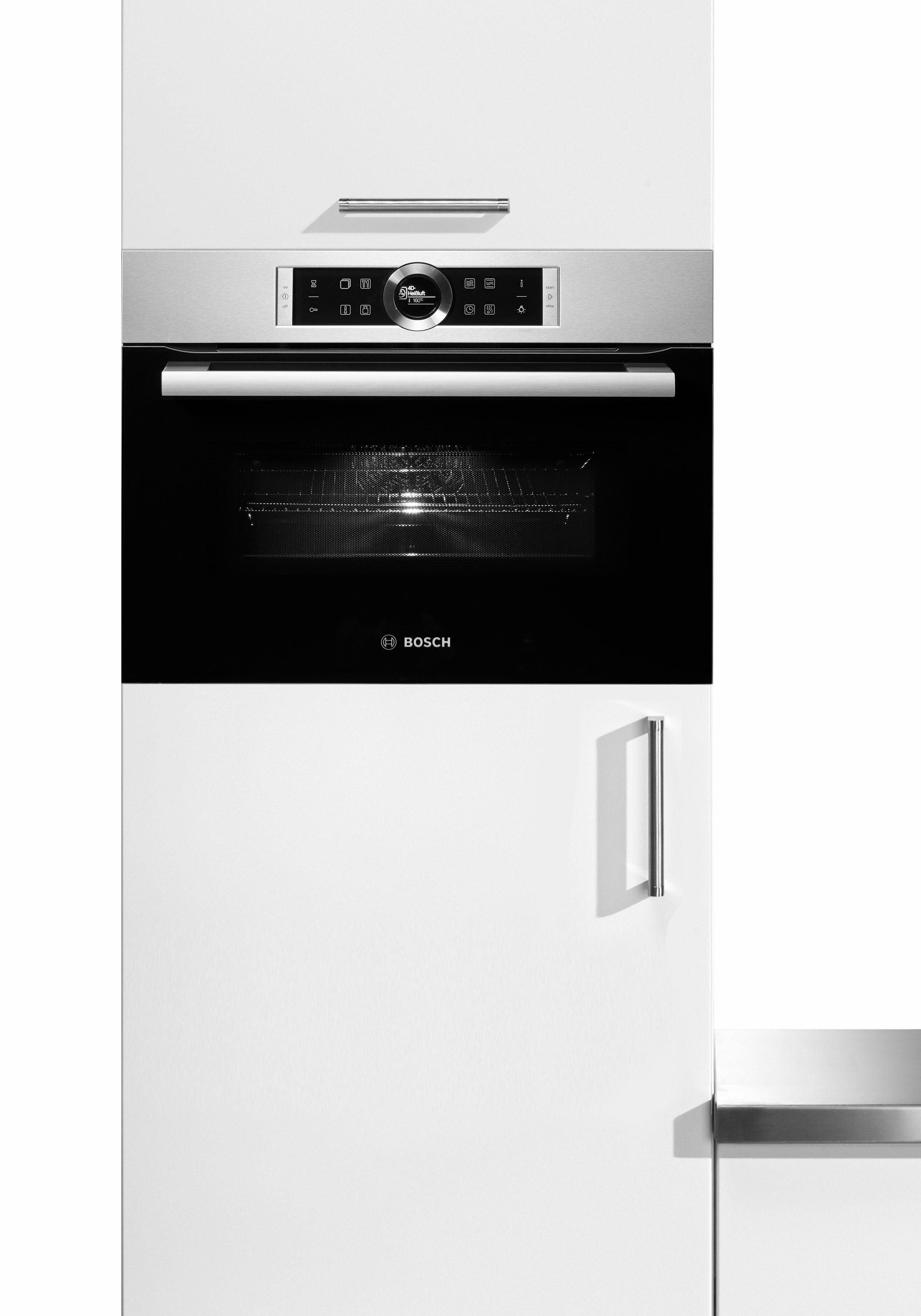 BOSCH Inbouw oven met magnetron CMG633BS1 met automatische programma’s