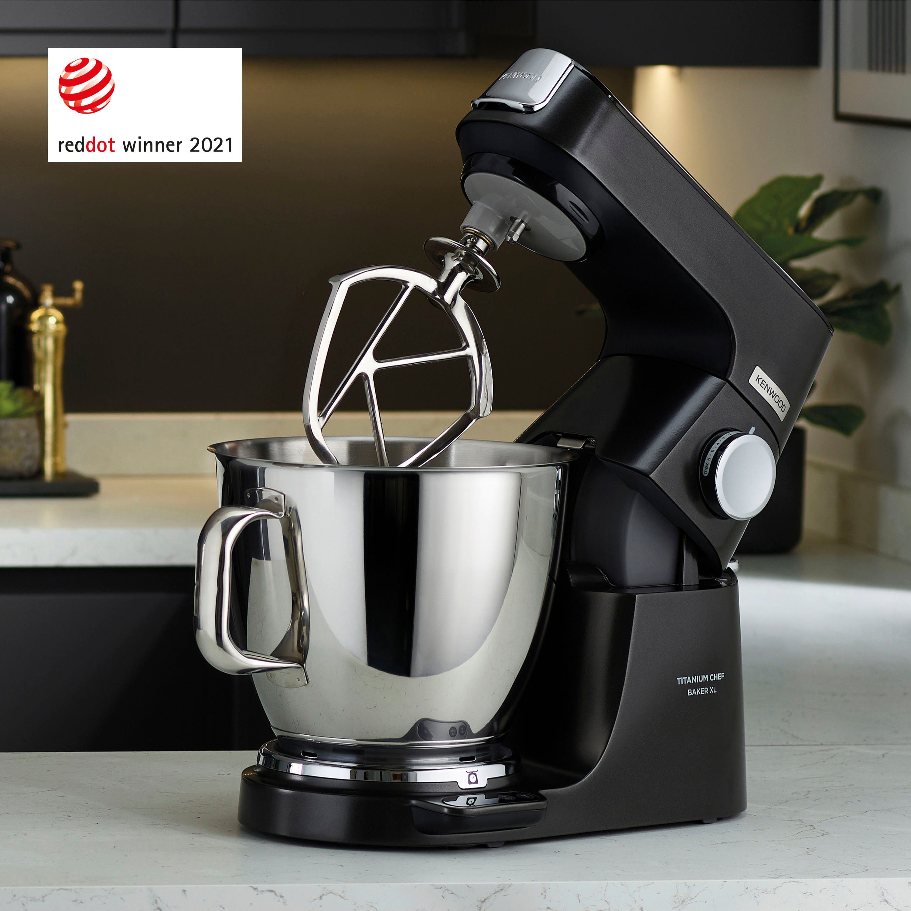 KENWOOD Keukenmachine Titanium Chef Baker XL KVL85.004BK, m. Zub. Gratis Wert UVP 319,-"