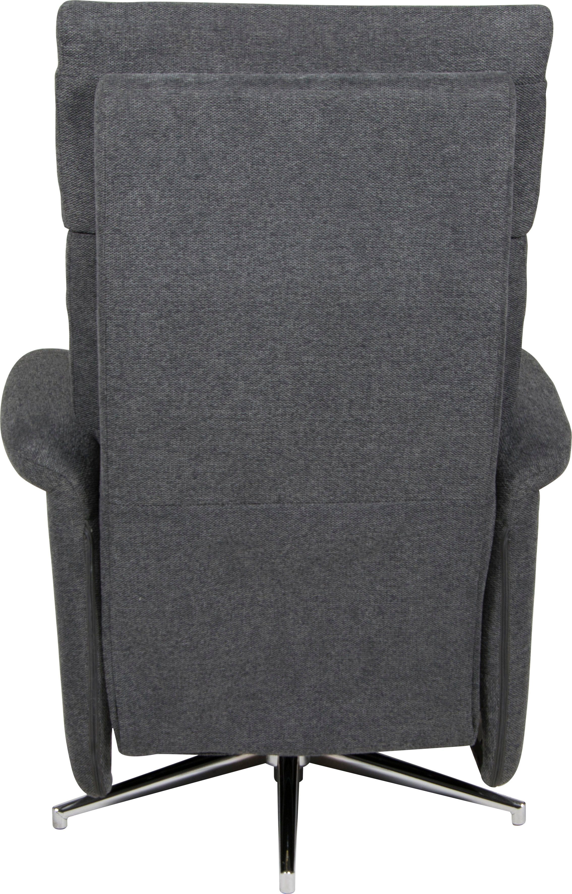 Duo Collection Relaxfauteuil Thompson met traploze verstelling van de rugleuning, relaxfunctie