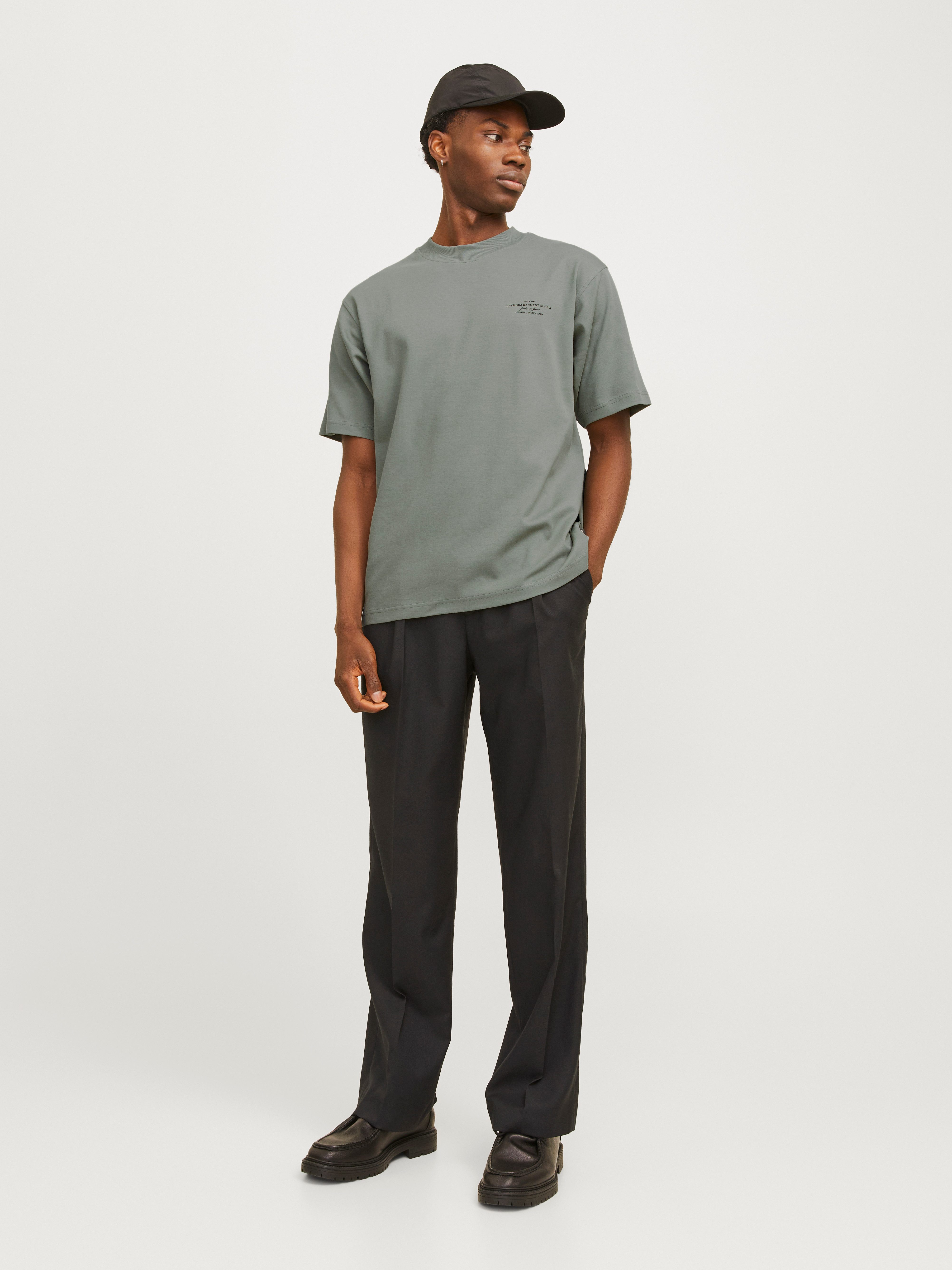 Jack & Jones Shirt met ronde hals JPRBLACHAD BRANDING SS CREW NECK TEE SN