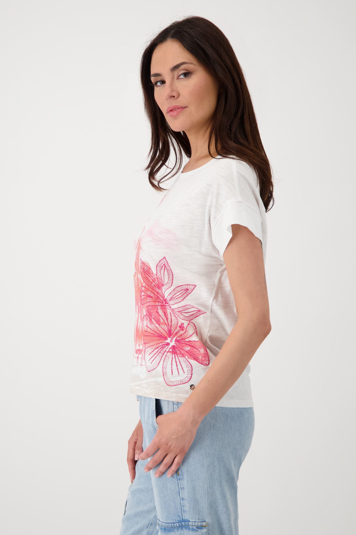Monari Shirt met ronde hals Met een ronde hals