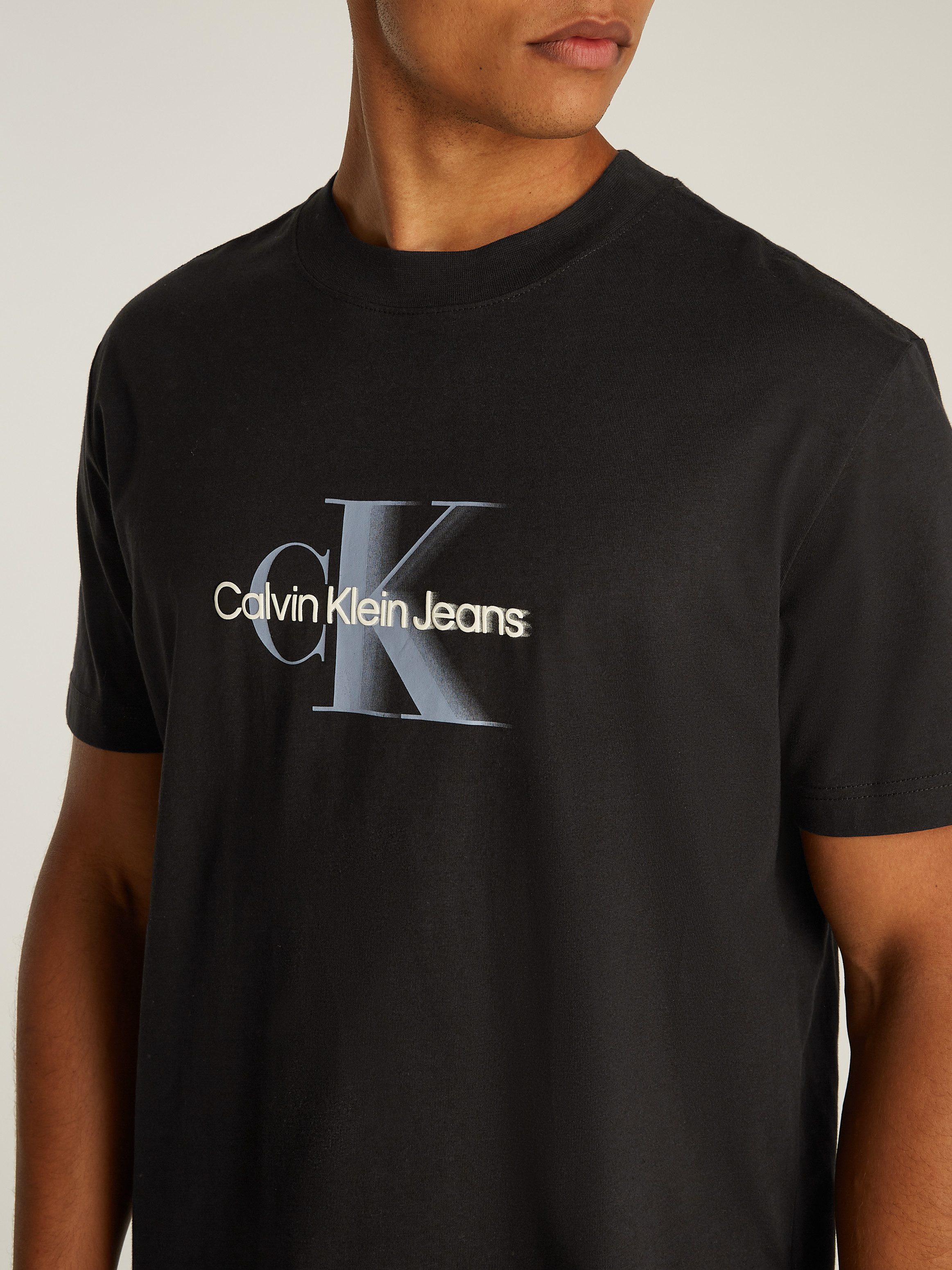 Calvin Klein T-shirt MONOLOGO SHIFT TEE met grote logoprint