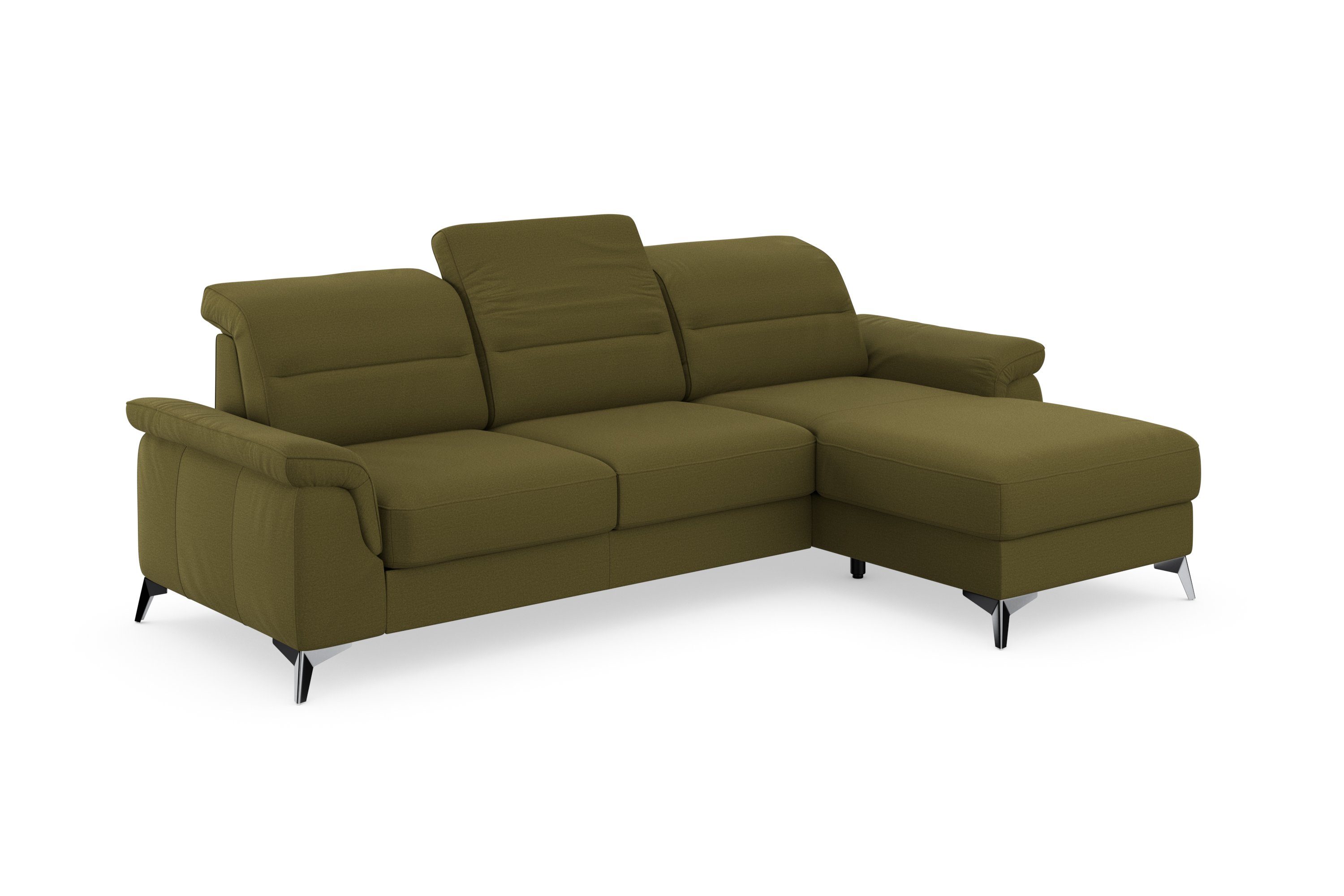 sit&more Hoekbank Sinatra L-vorm met récamier, optioneel met verstelbare hoofdsteun en armleuning