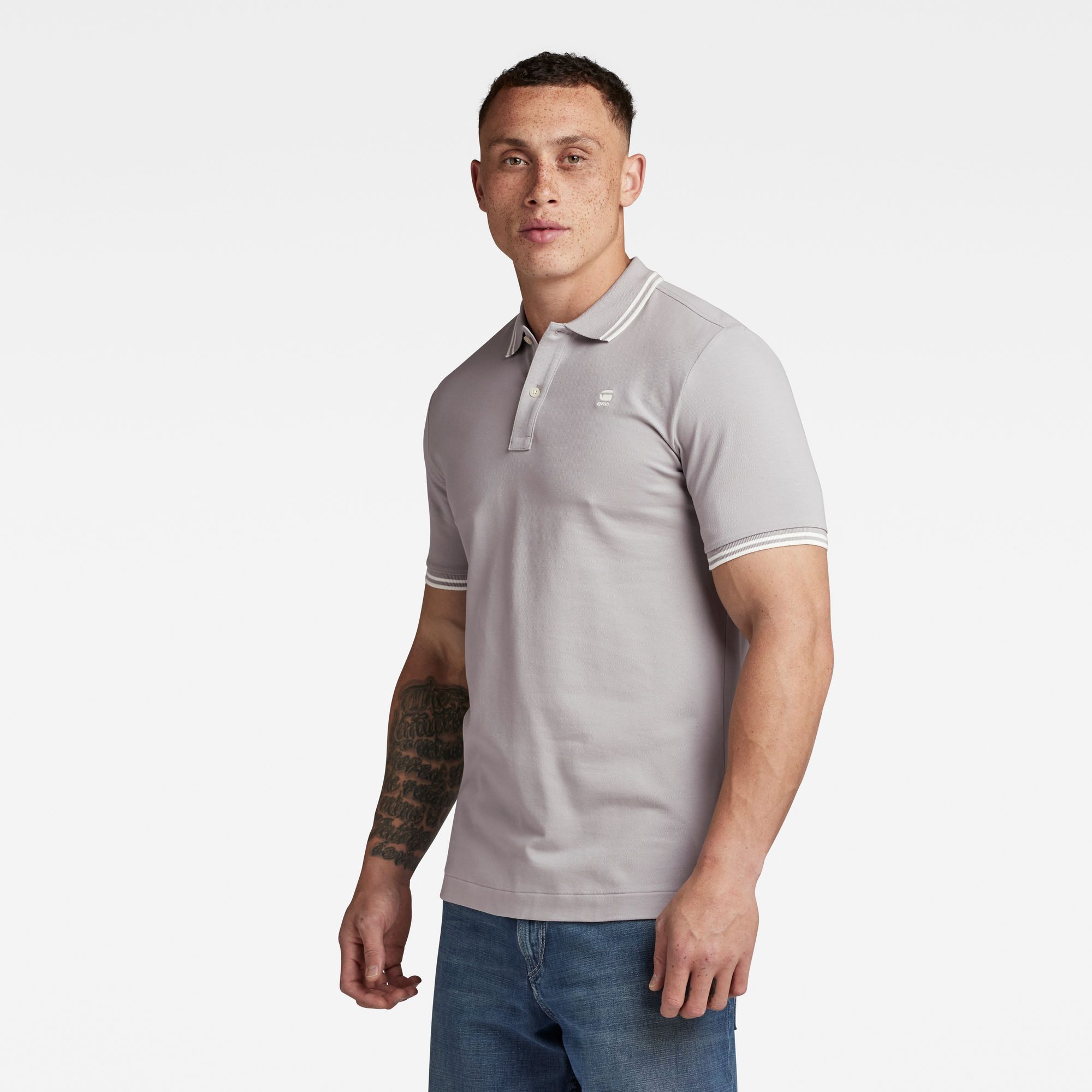 G-Star RAW Poloshirt Dunda slim stripe