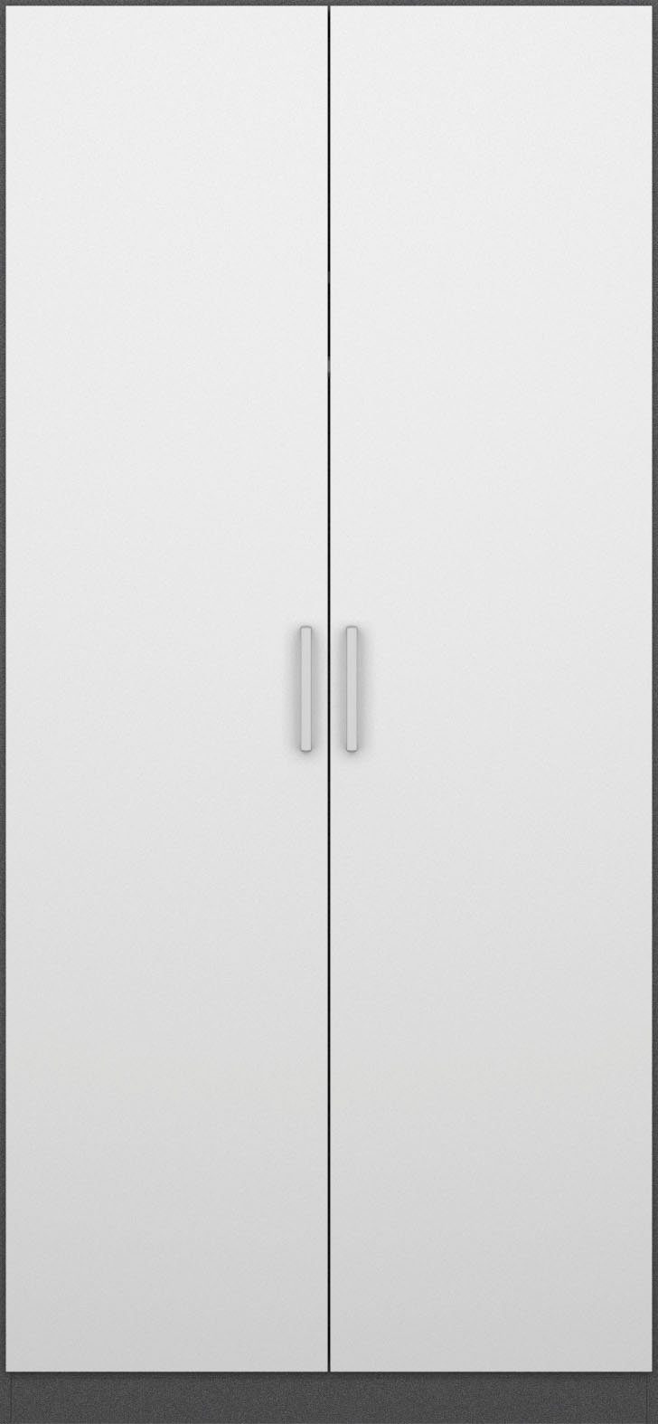 rauch Draaideurkast Kledingkast kast garderobe garderobekast HOMBURG in 2 breedtes met moderne hoogglans front made in germany