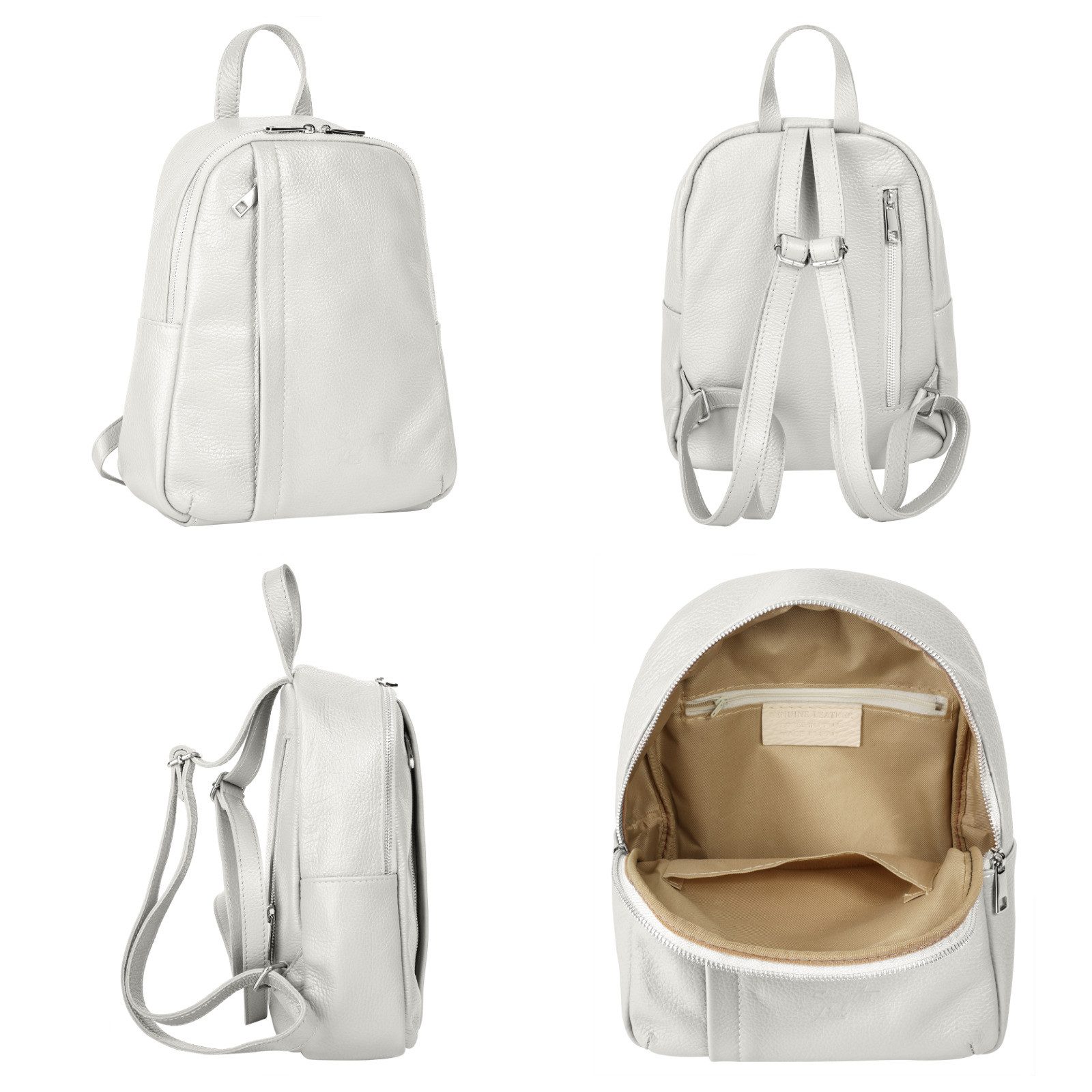 Samantha Look Rugzak echt leer, made in italy