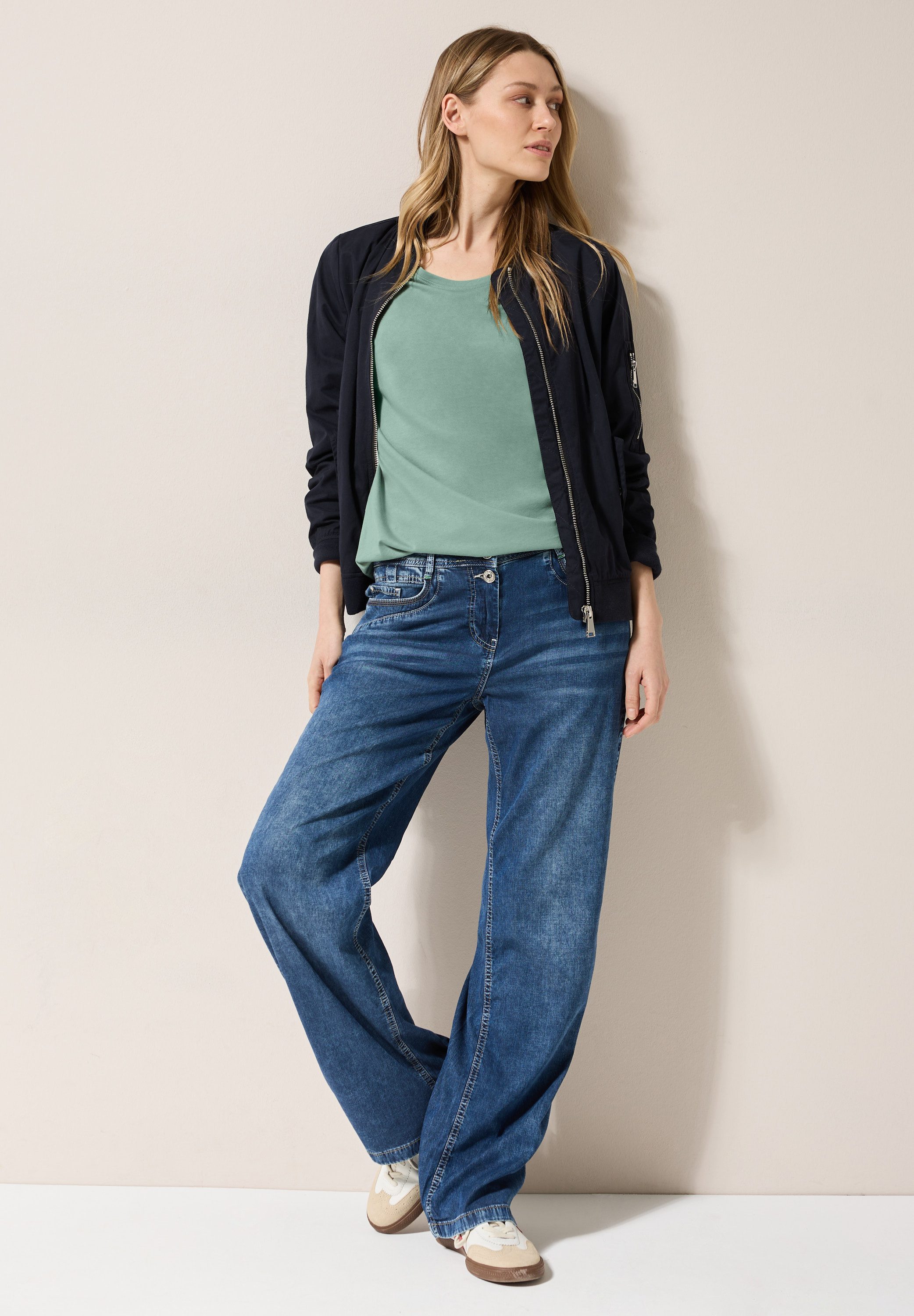 Cecil T-shirt met elastische taille