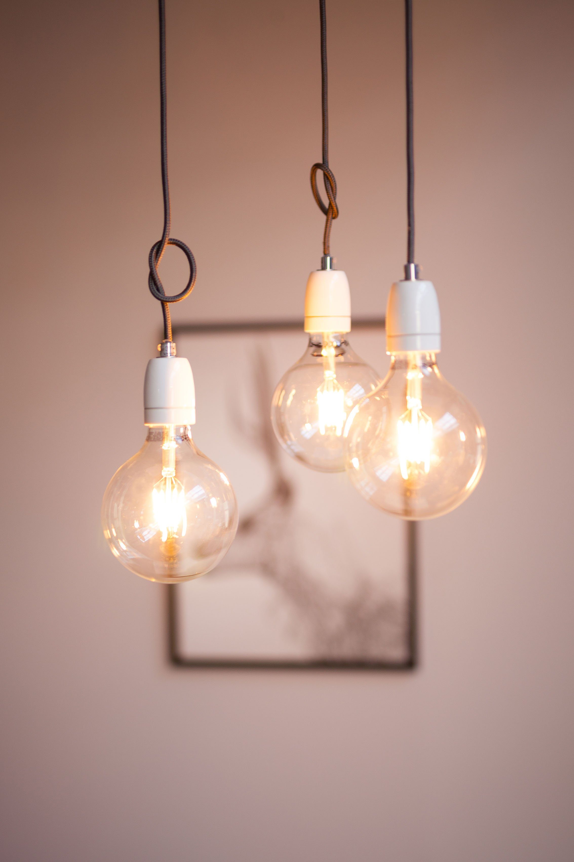 BRITOP LIGHTING Hanglamp Porcia Decoratieve lamp van keramiek, bijpassende LM E27- excl., made in Europe (1 stuk)
