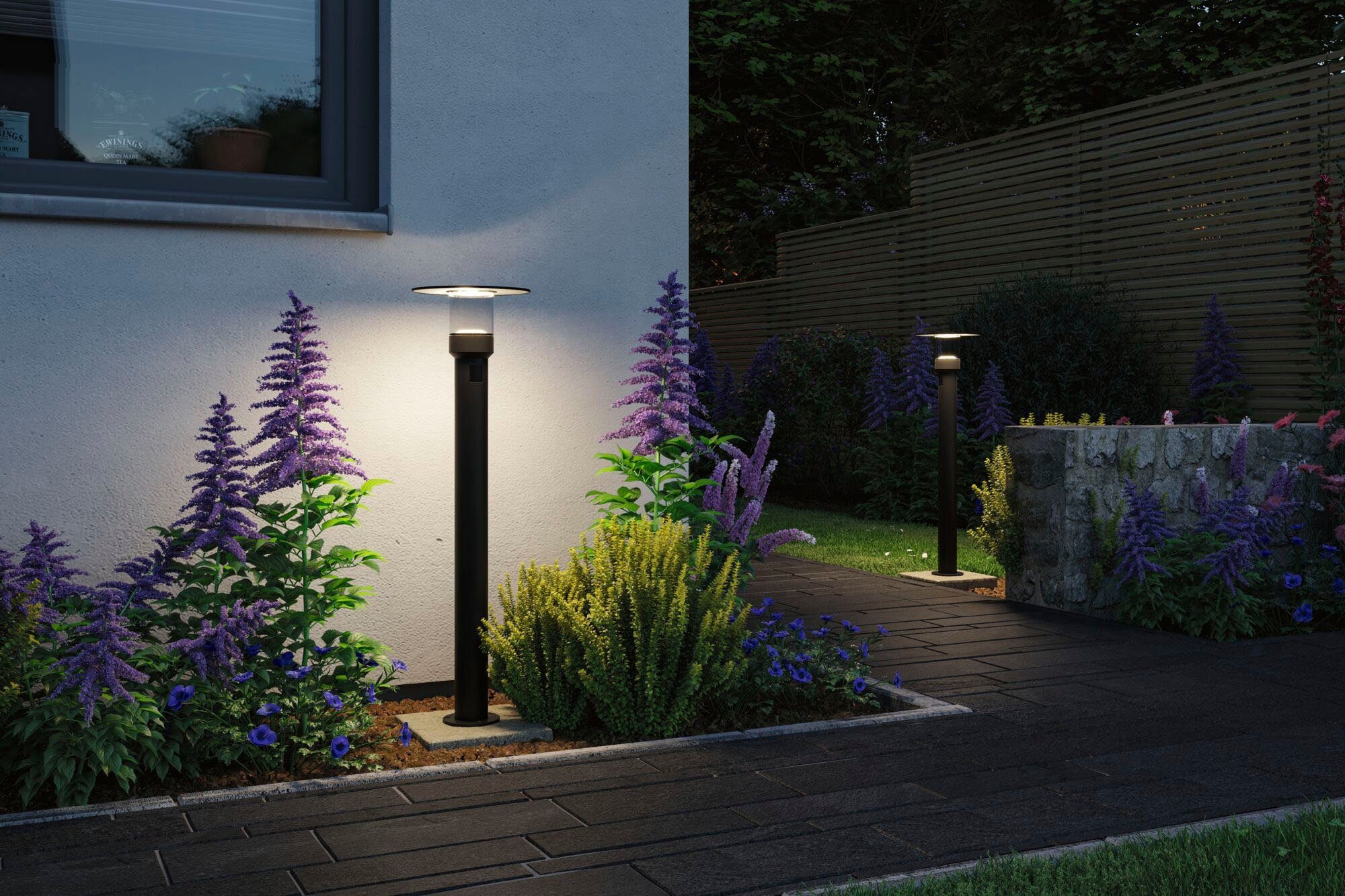 Paulmann Led-tuinverlichting Sienna 230V Poller lamp zeewaterbestendig, met pir-sensor