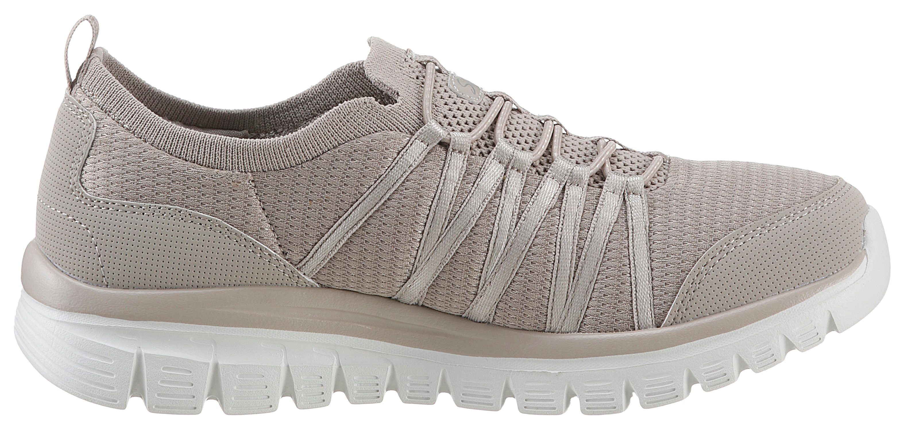 Skechers Slip-on sneakers GRACEFUL-SOFT SOUL in memory foam-uitvoering