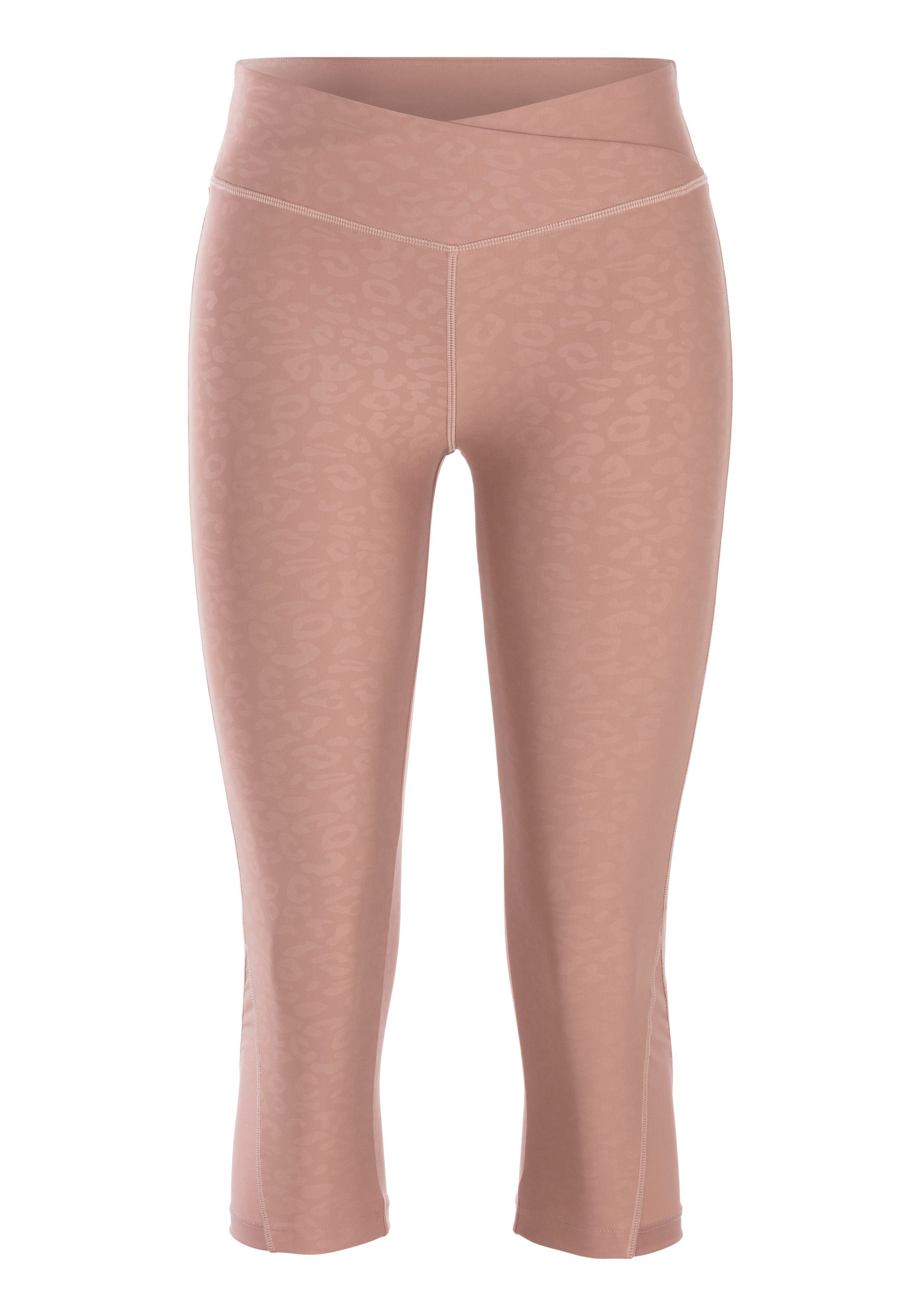 active by Lascana Caprilegging Sportbroek in allover leeuwprint