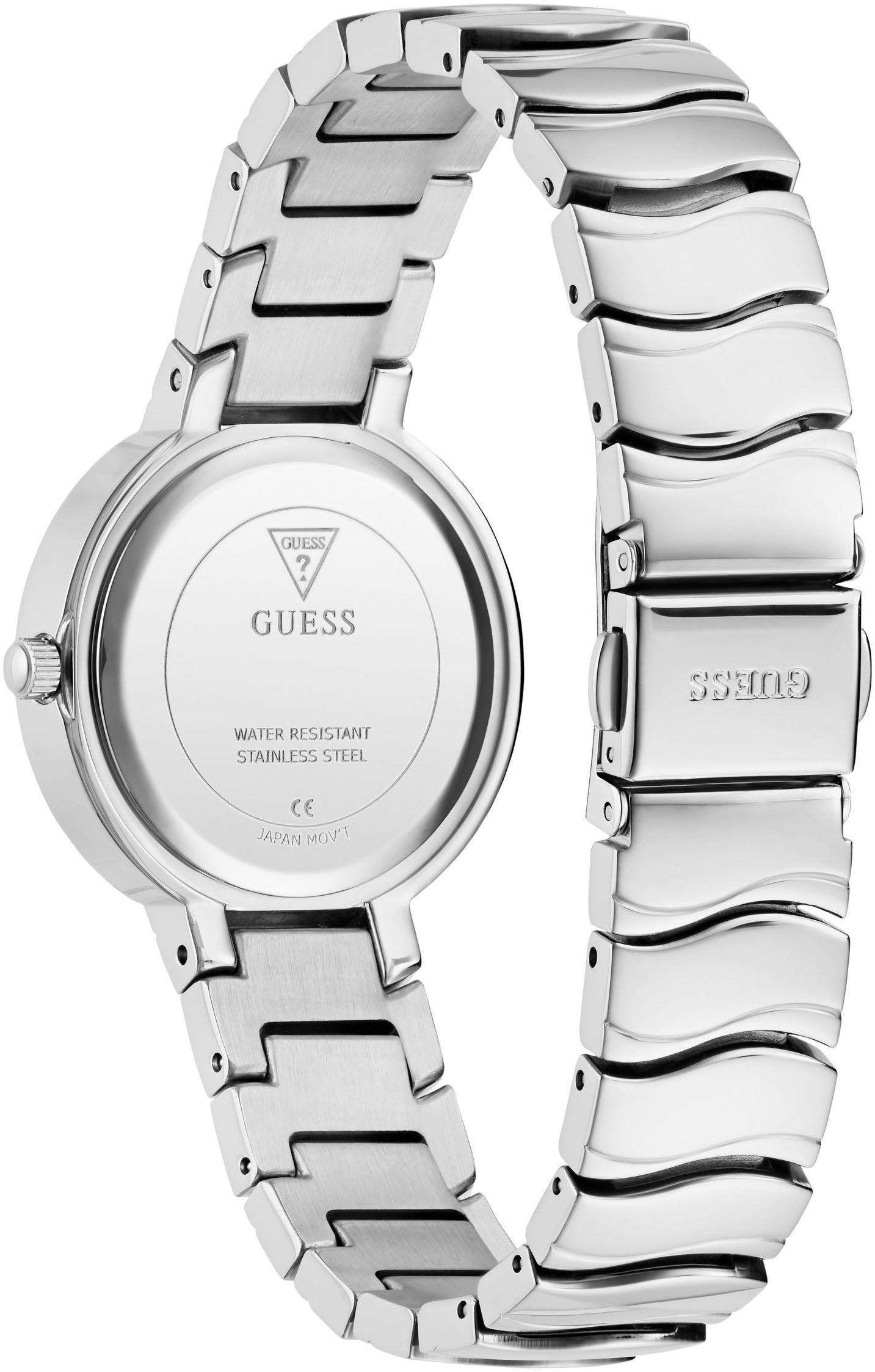 Guess Kwartshorloge Lagune Horloge, dameshorloge, stalen armband
