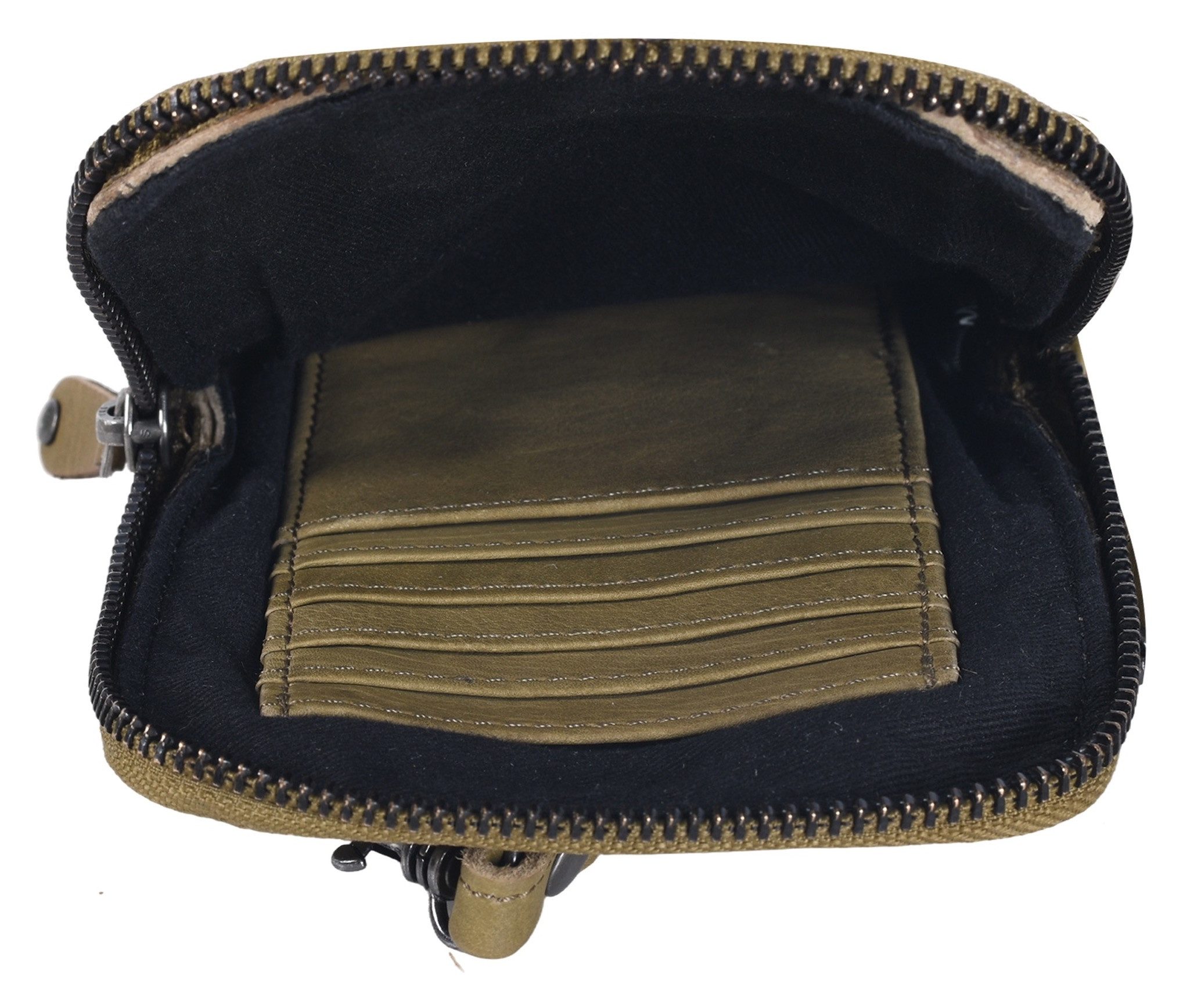 HARBOUR 2nd Minibag BENITA van stevig leer met kenmerkende merk-anker-label