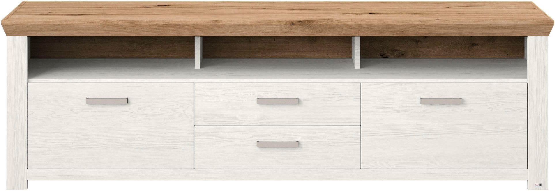 set one by Musterring Tv-meubel York Type 35, met 4 laden, verlichting optioneel, breedte 200 cm