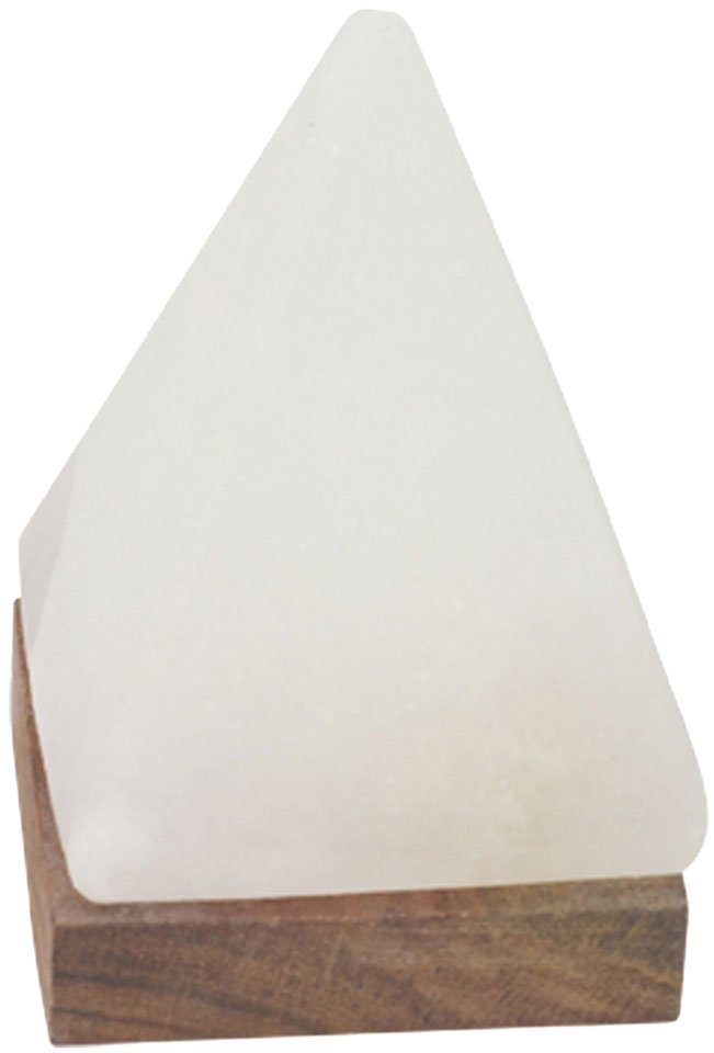 HIMALAYA SALT DREAMS Zoutkristal-tafellamp USB-piramide Met de hand gemaakt van zoutkristal - iedere steen...