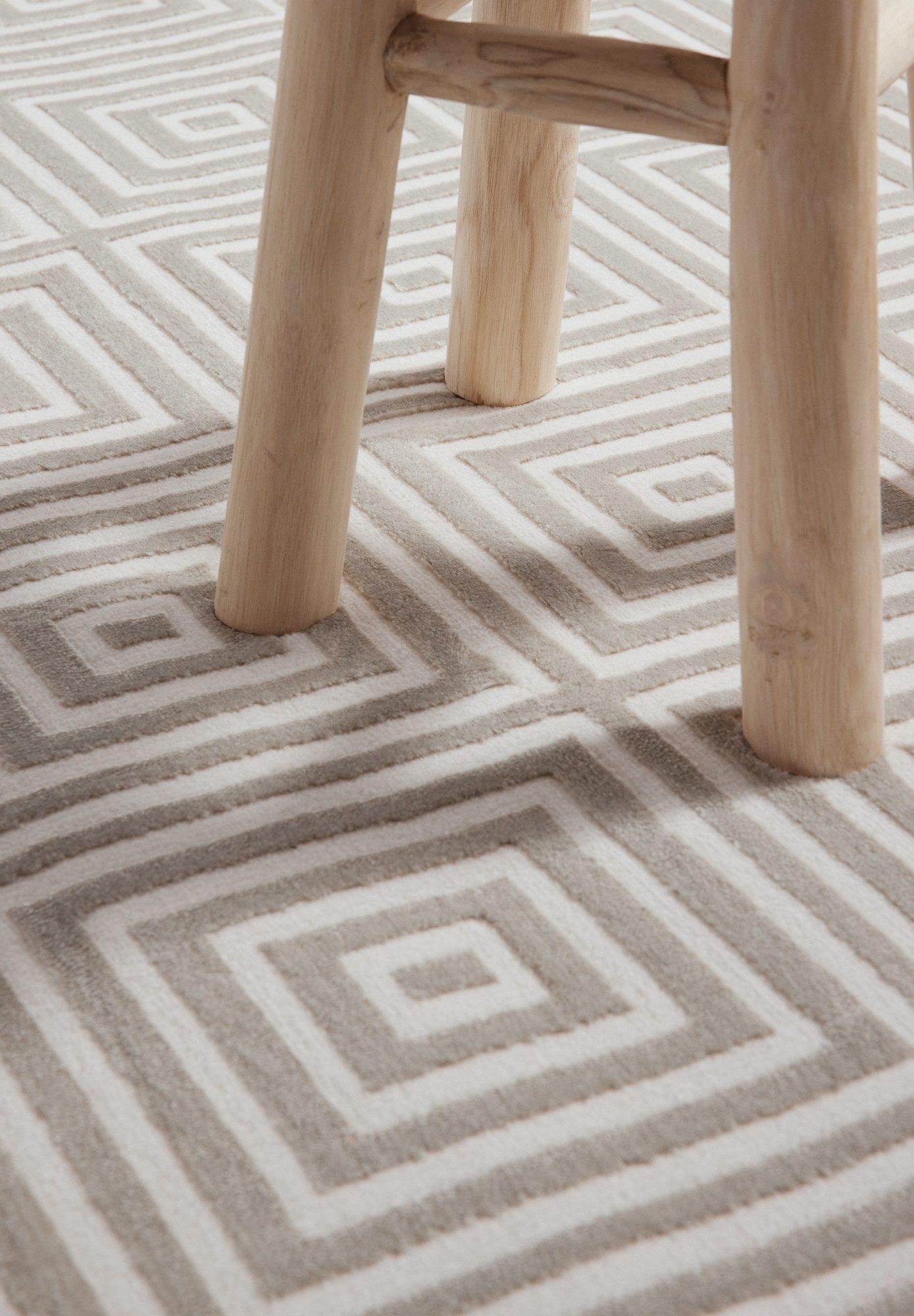 ELLE DECORATION Design-vloerkleed Tourmaline Woonkamer, slaapkamer, loper, hoog-laag effect, gang, glans