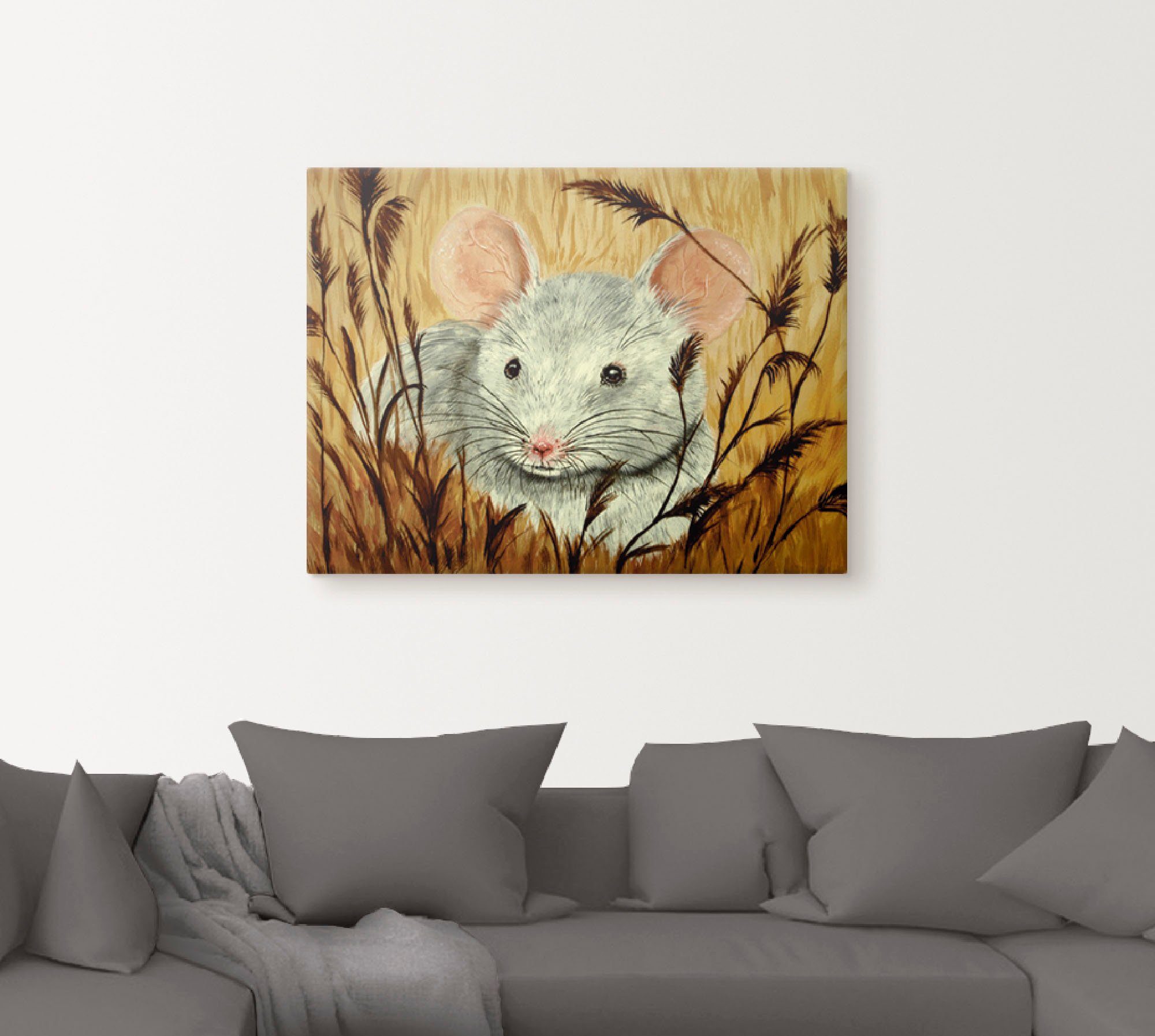 Artland Artprint Muis als artprint van aluminium, artprint op linnen, muursticker of poster in verschillende maten