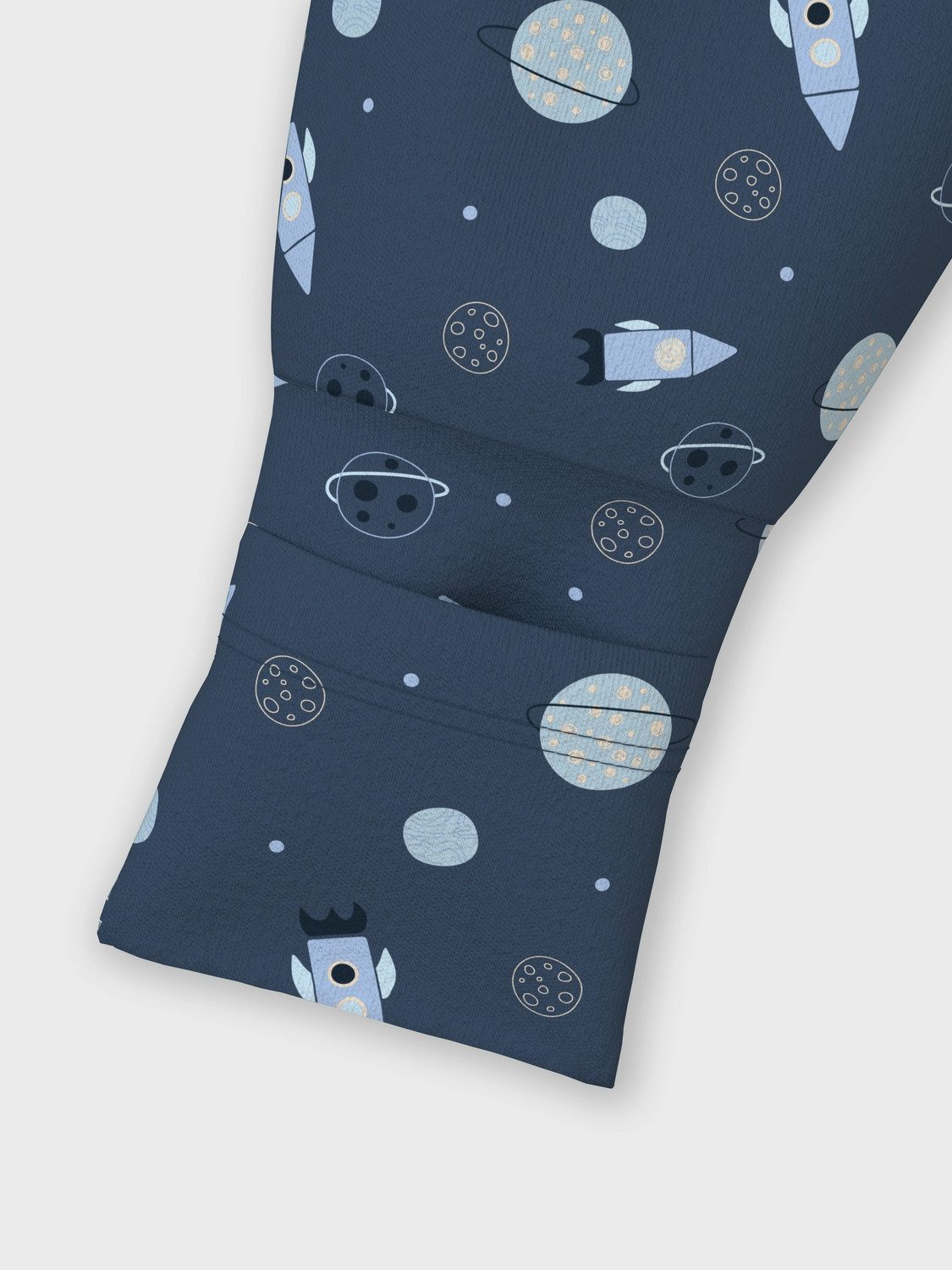 Name It Pyjama NBMNIGHTSUIT 2P ZIP FF DARK SPACE NOOS (set, 2-delig)
