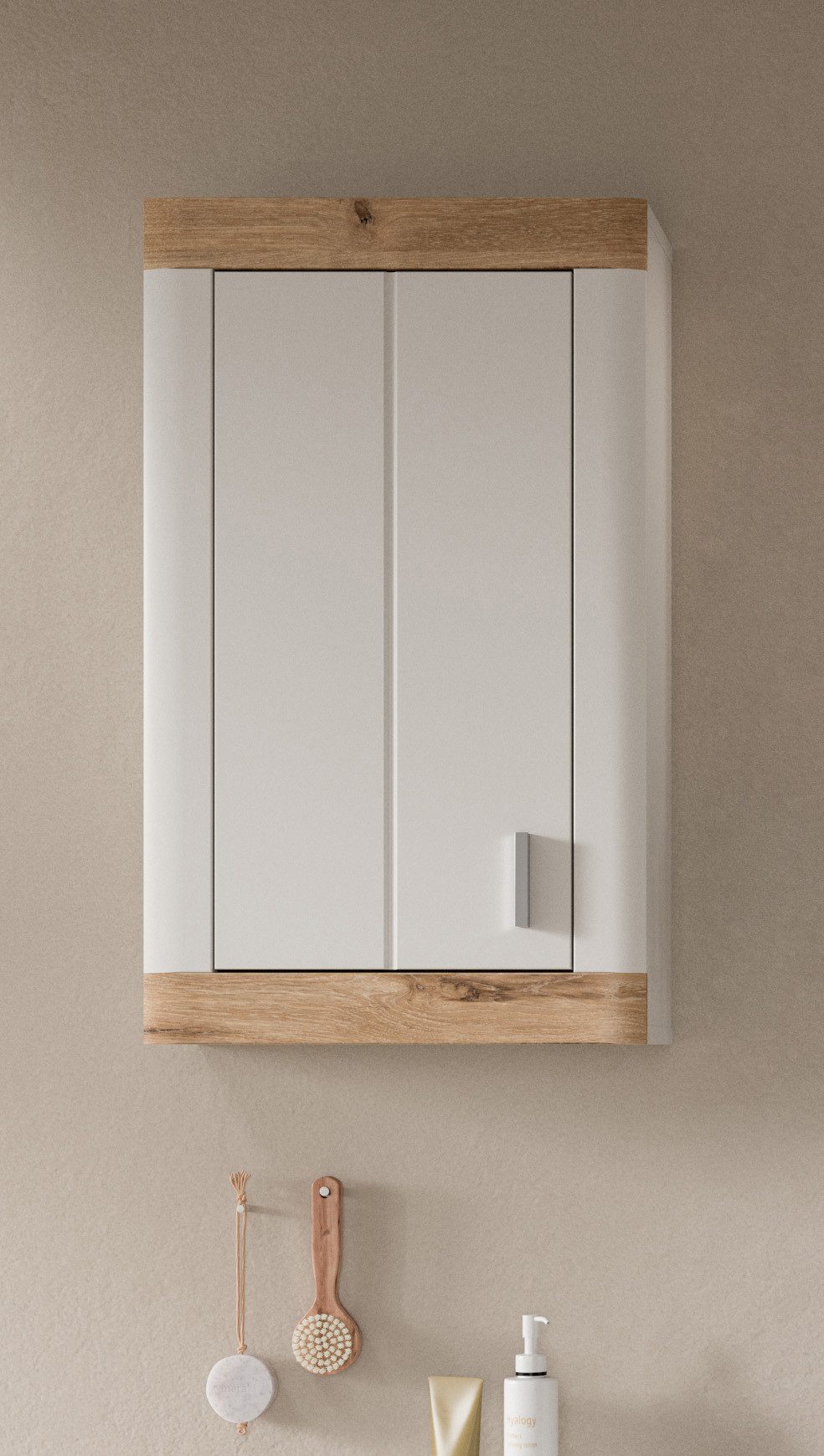 Home affaire Hangend kastje Landsby, breedte 45 cm, 1 deur (deur aanslag verwisselbaar), 1 legplank (1 stuk)