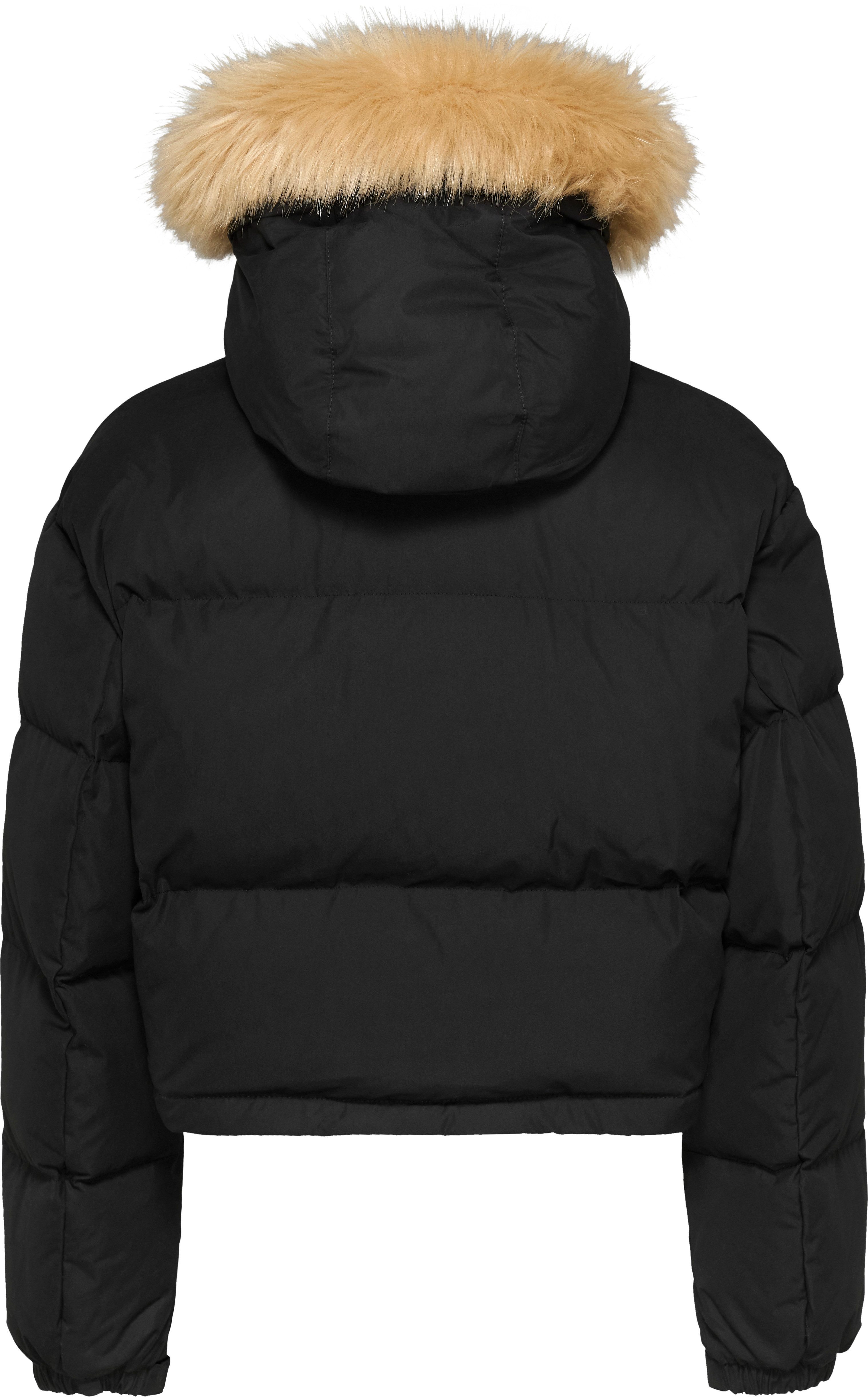 TOMMY JEANS Gewatteerde jas TJW CRP ALASKA FAUX FUR HOOD