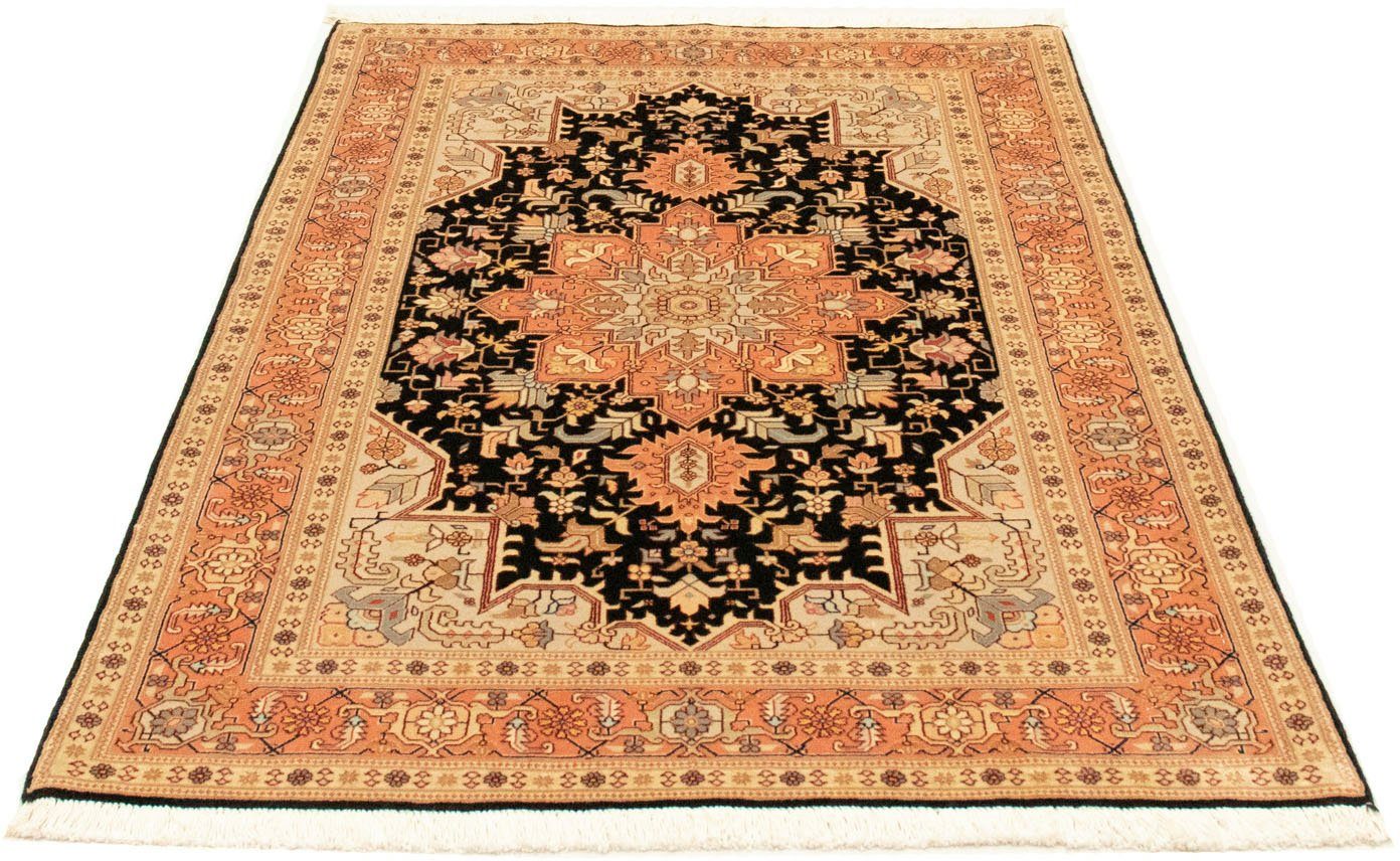 morgenland Vloerkleed Täbriz 50 Raj vloerkleed met de hand geknoopt donkerblauw handgeknoopt