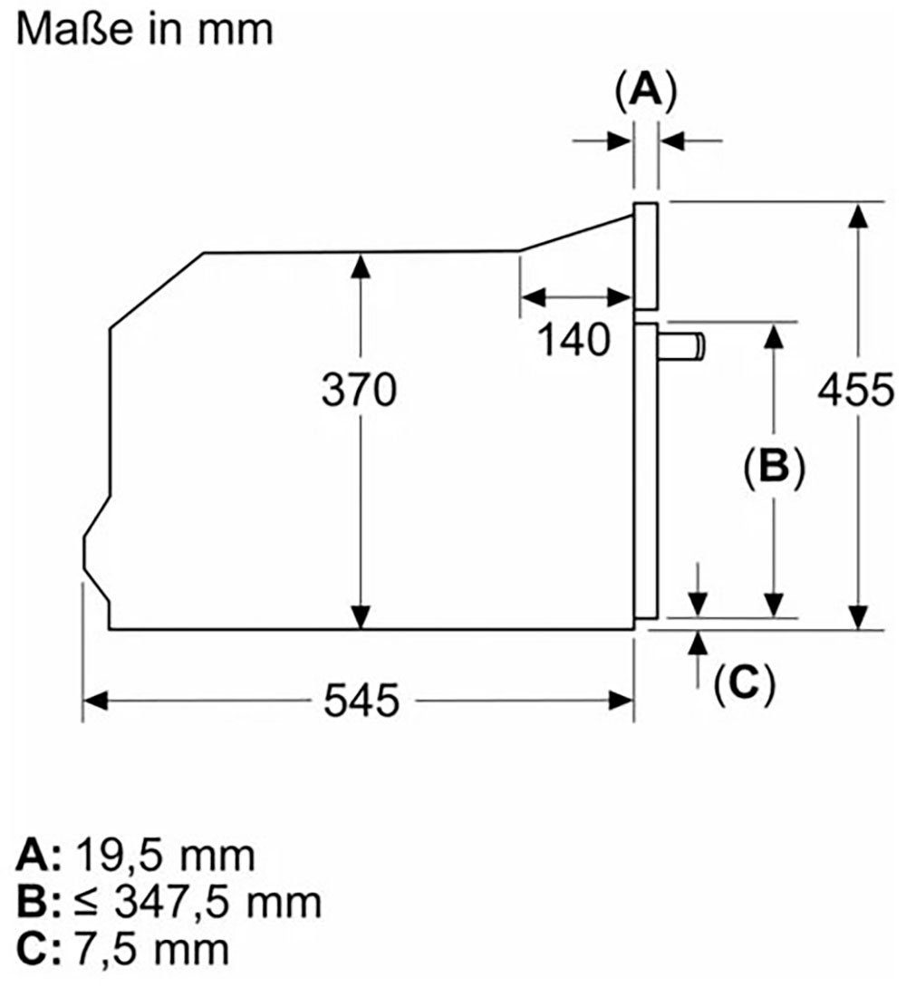 BOSCH Inbouw-magnetron CEG732XB1