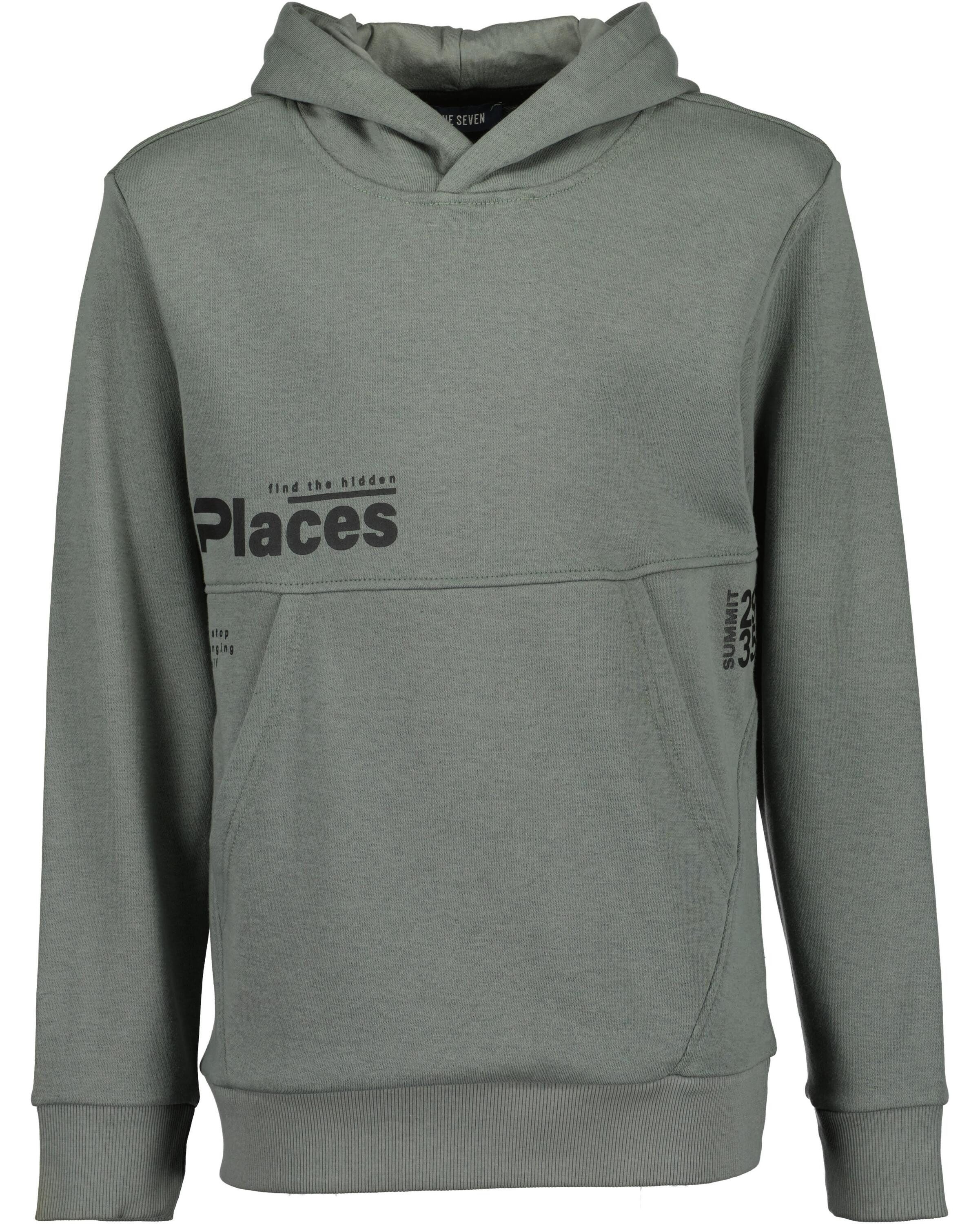 Blue Seven Hoodie Blue Seven tiener jongens hoodie (1-delig) kinderen sweatshirts maat 176 groen