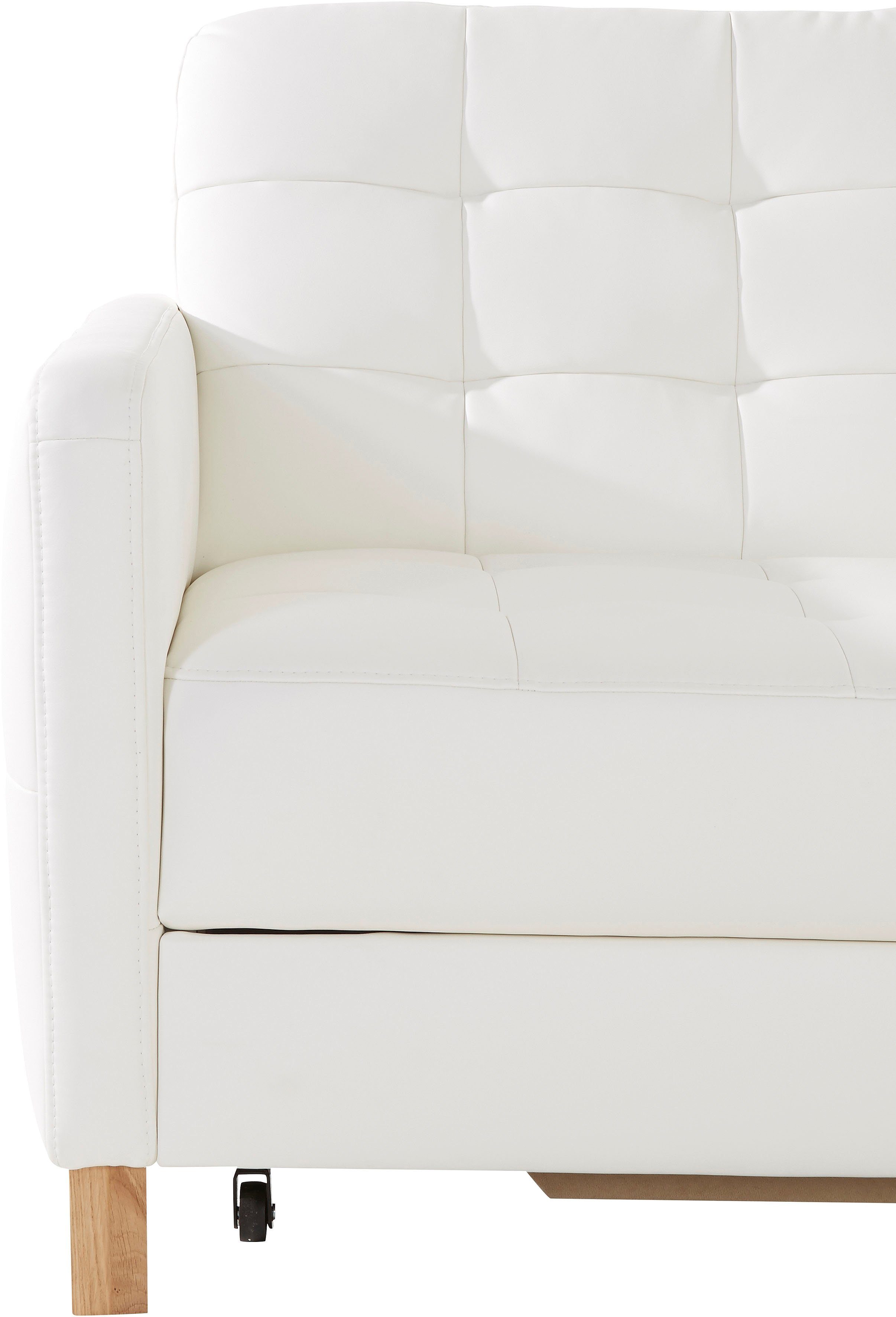 exxpo - sofa fashion Hoekbank Elio, compact en comfortabel, handig en tijdloos design, L-vorm