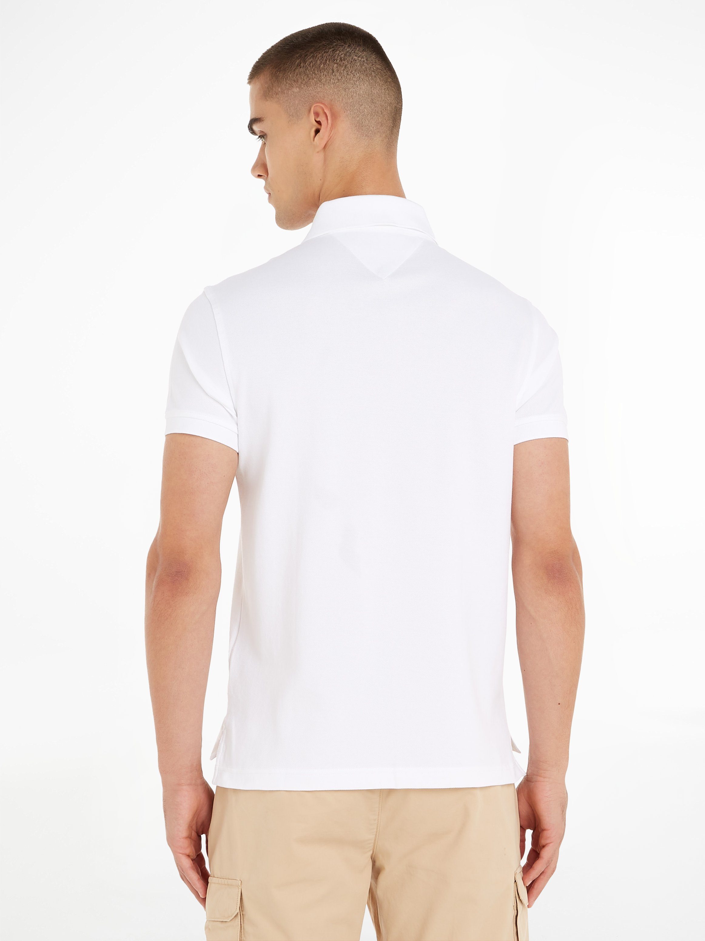 Tommy Hilfiger Poloshirt 1985 SLIM POLO hoogwaardige katoen-piqué kwaliteit