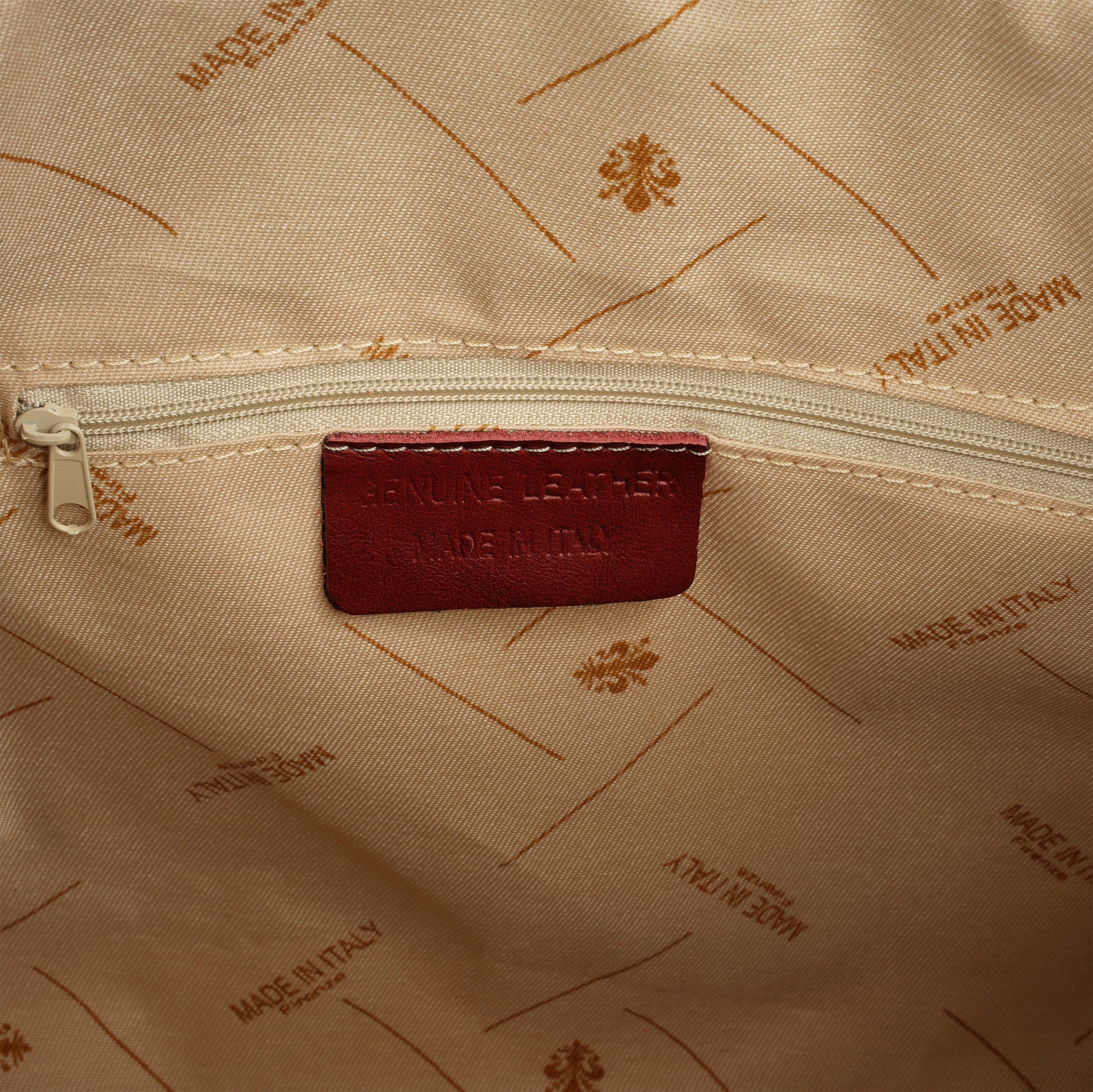 Cluty Tas echt leer, made in italy