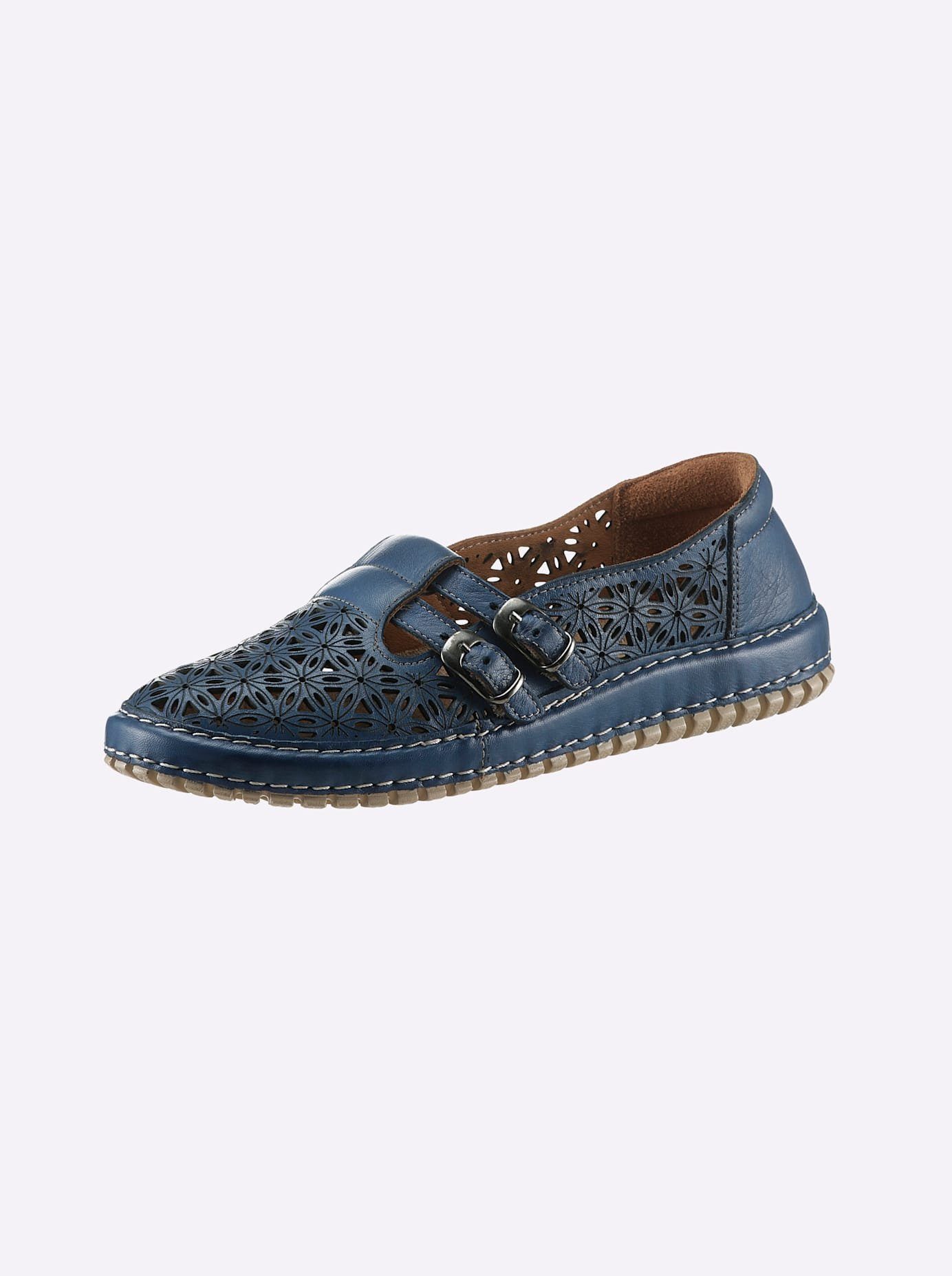 Gemini Instappers dames sportieve slippers maat 40 blauw