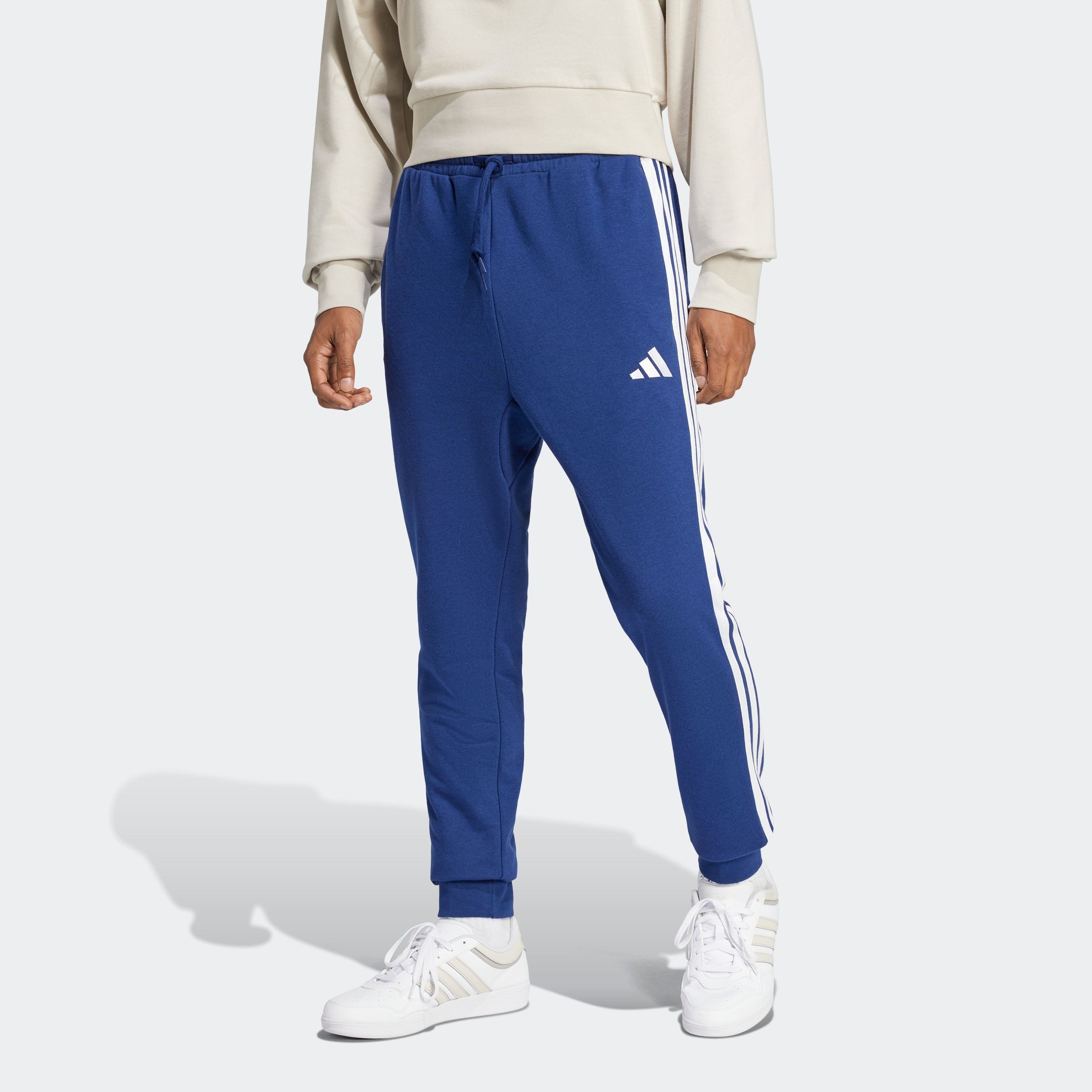 adidas Sportswear Sportbroek M 3S FT TC PT Joggingbroek van zacht French Terry materiaal (1-delig)