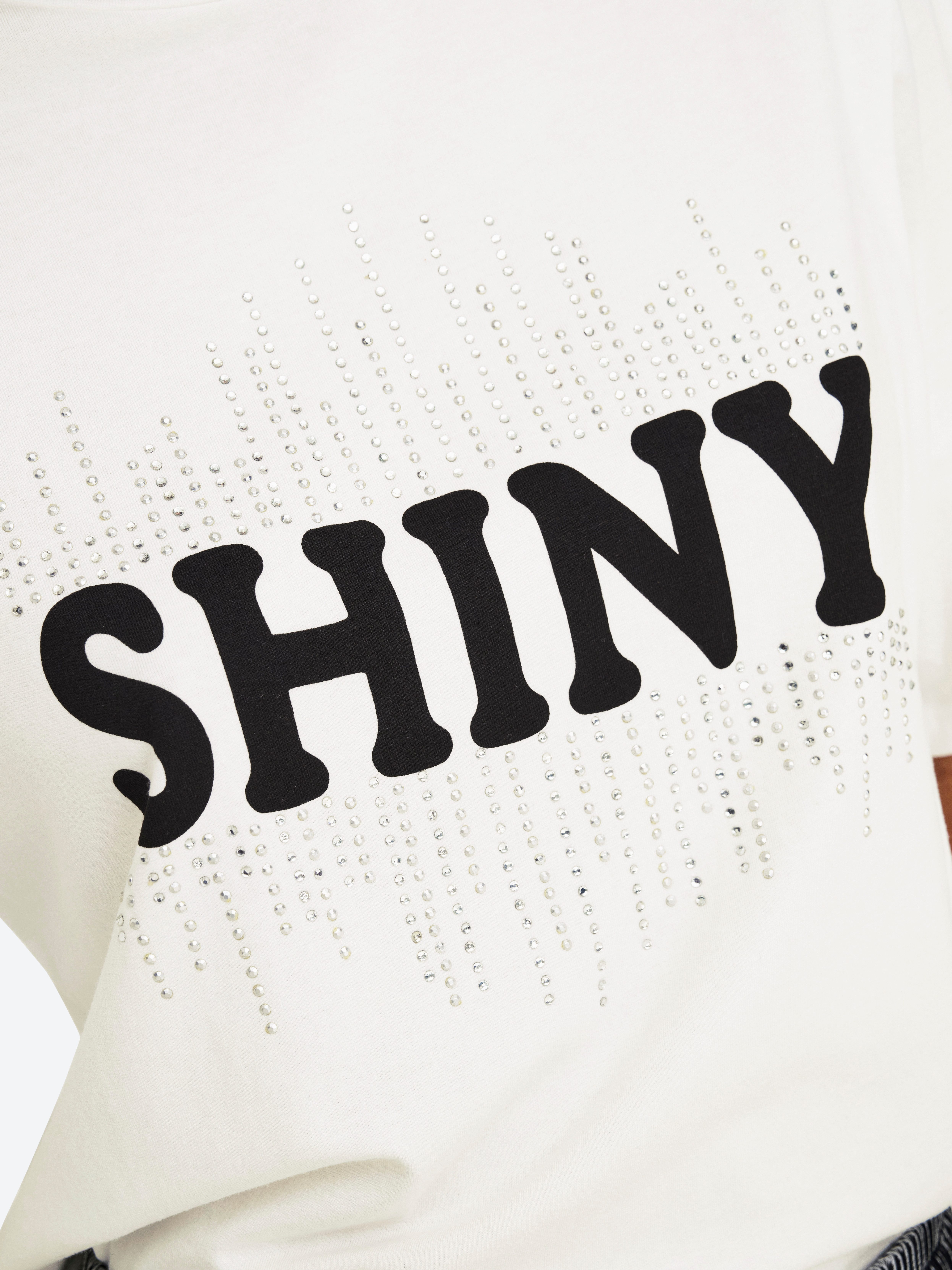 Only Shirt met korte mouwen ONLSANNI S/S STONES TOP BOX JRS