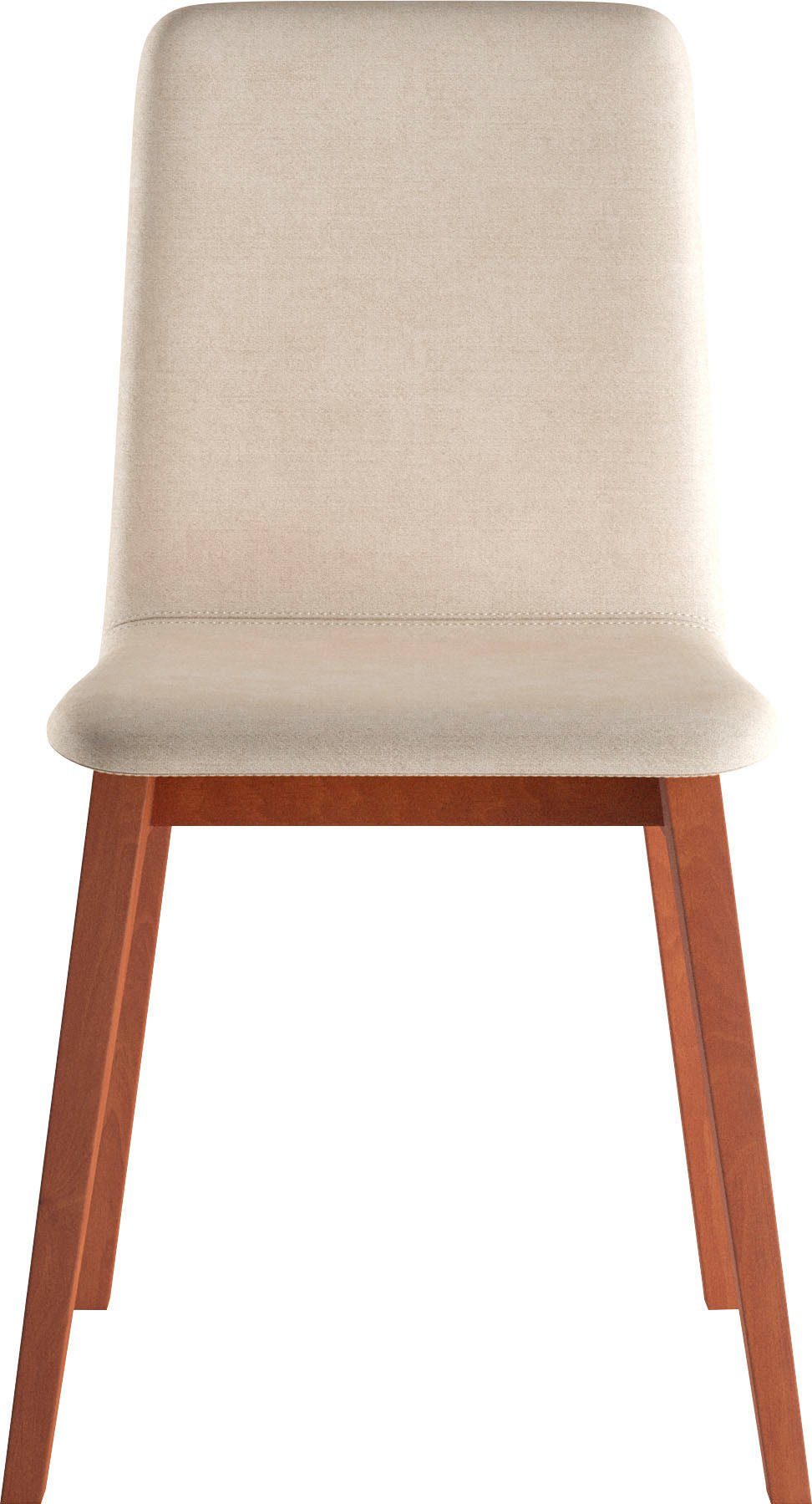 INOSIGN Stoel Sandy met verschillende stoelpootkleuren en kleurvarianten, zithoogte 47 cm (2 stuks)