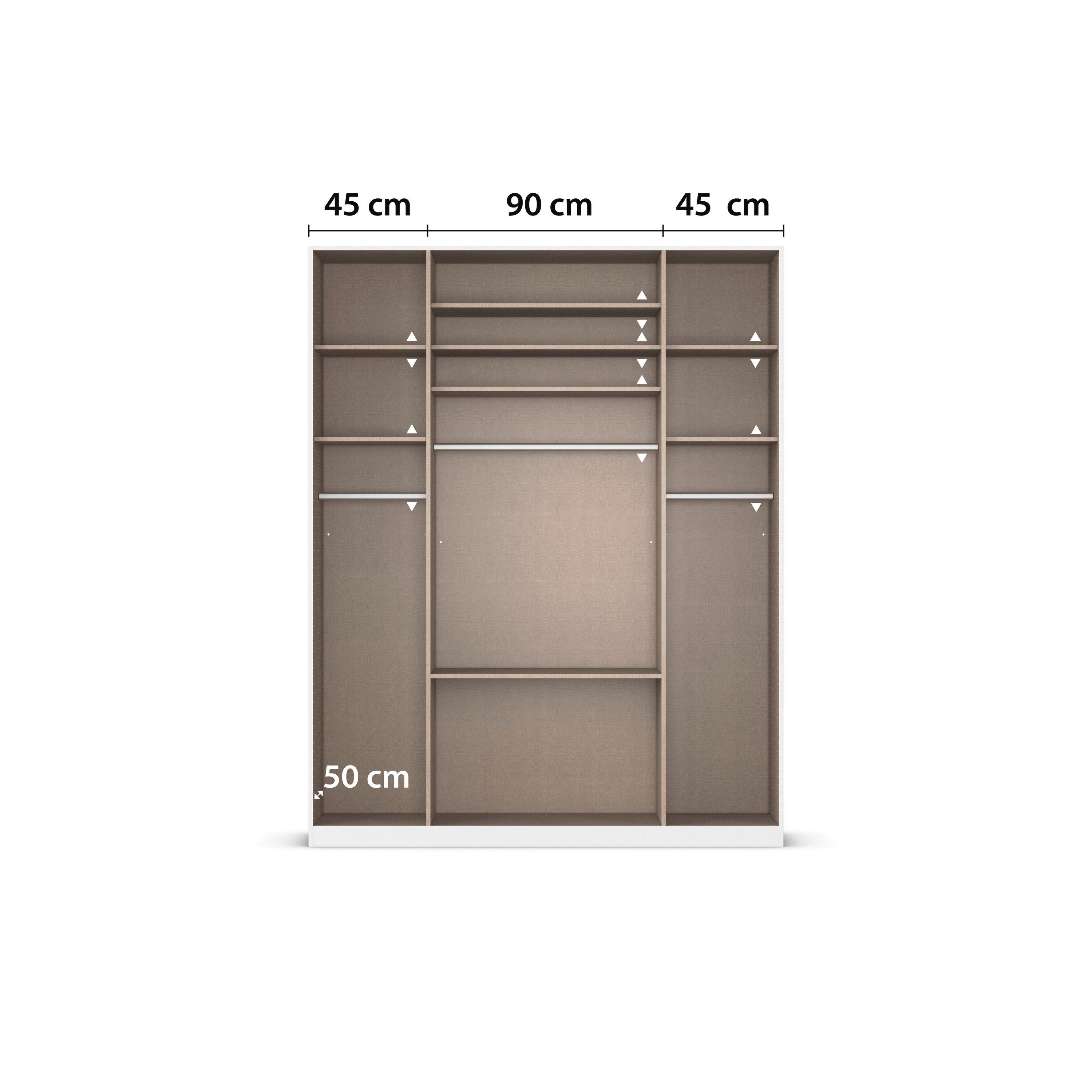 rauch Draaideurkast Kledingkasten kast garderobe AGORDO met glazen front