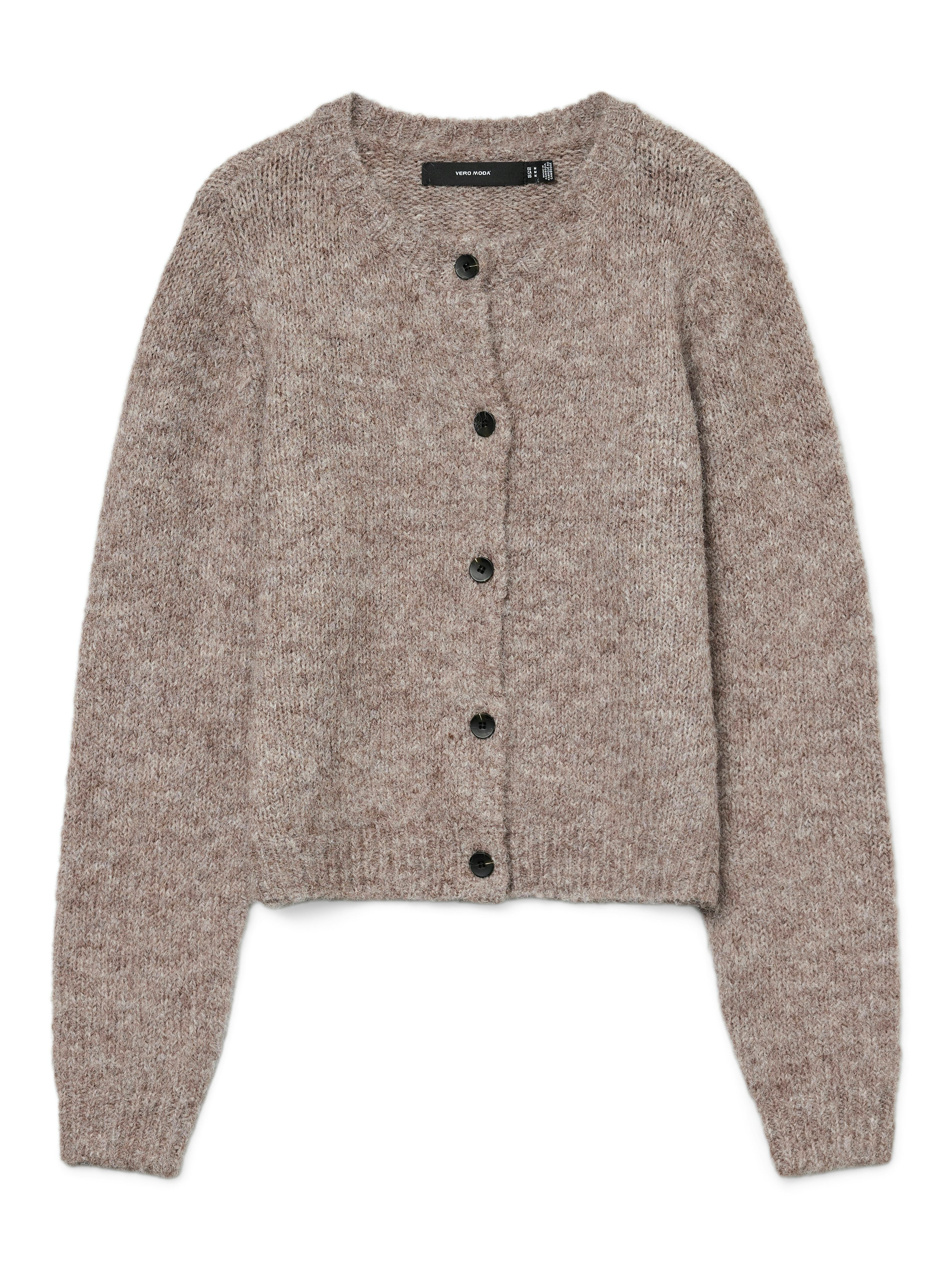 Vero Moda Vest VMNOVAH LS O-NECK BUTTON CARDI GA NOOS