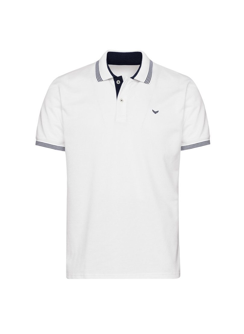 Trigema Poloshirt TRIGEMA poloshirt met contrasterende accenten (1-delig)