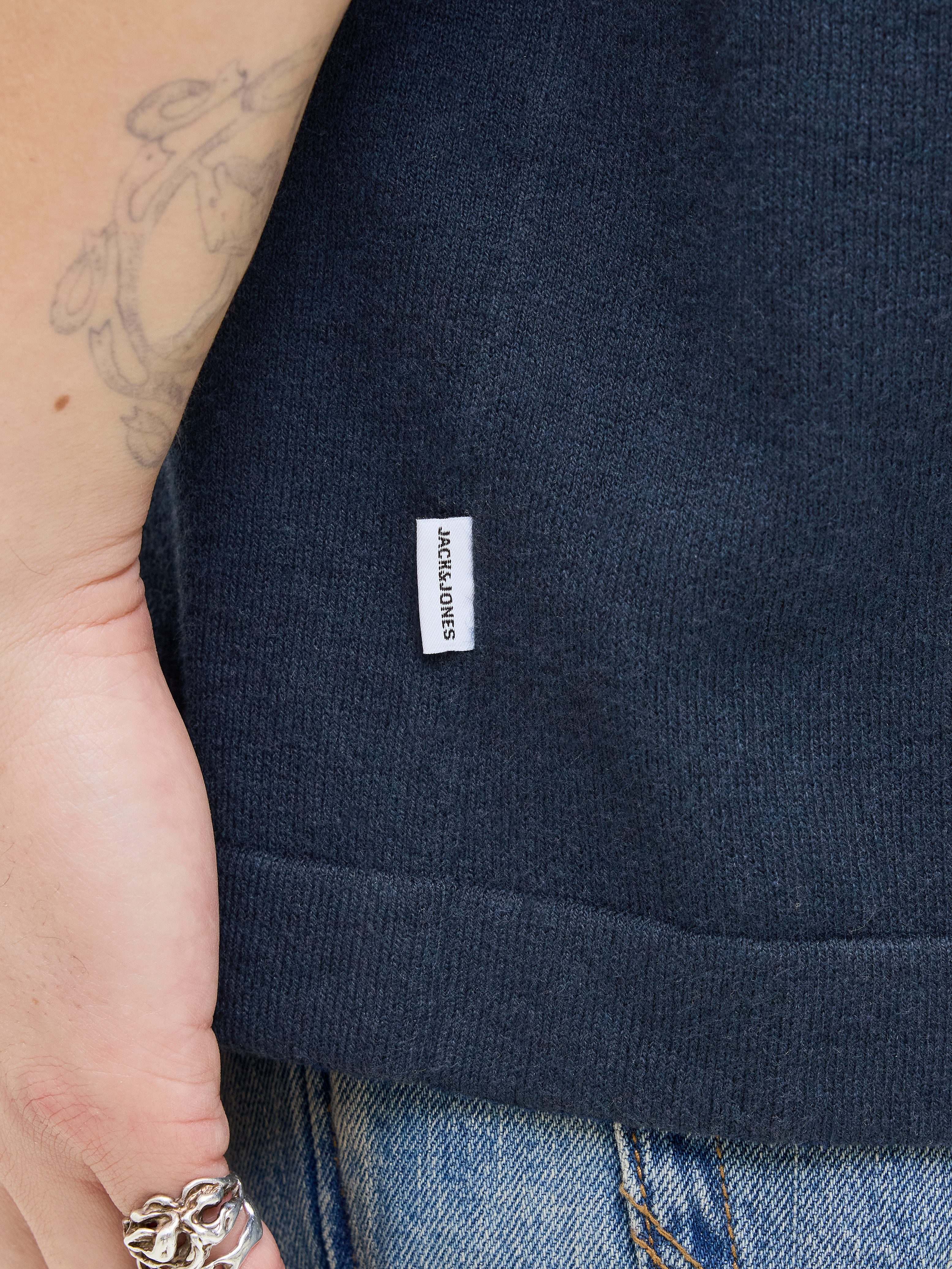 Jack & Jones Trui met korte mouwen JJEEMIL KNIT RELAXED POLO SS SN