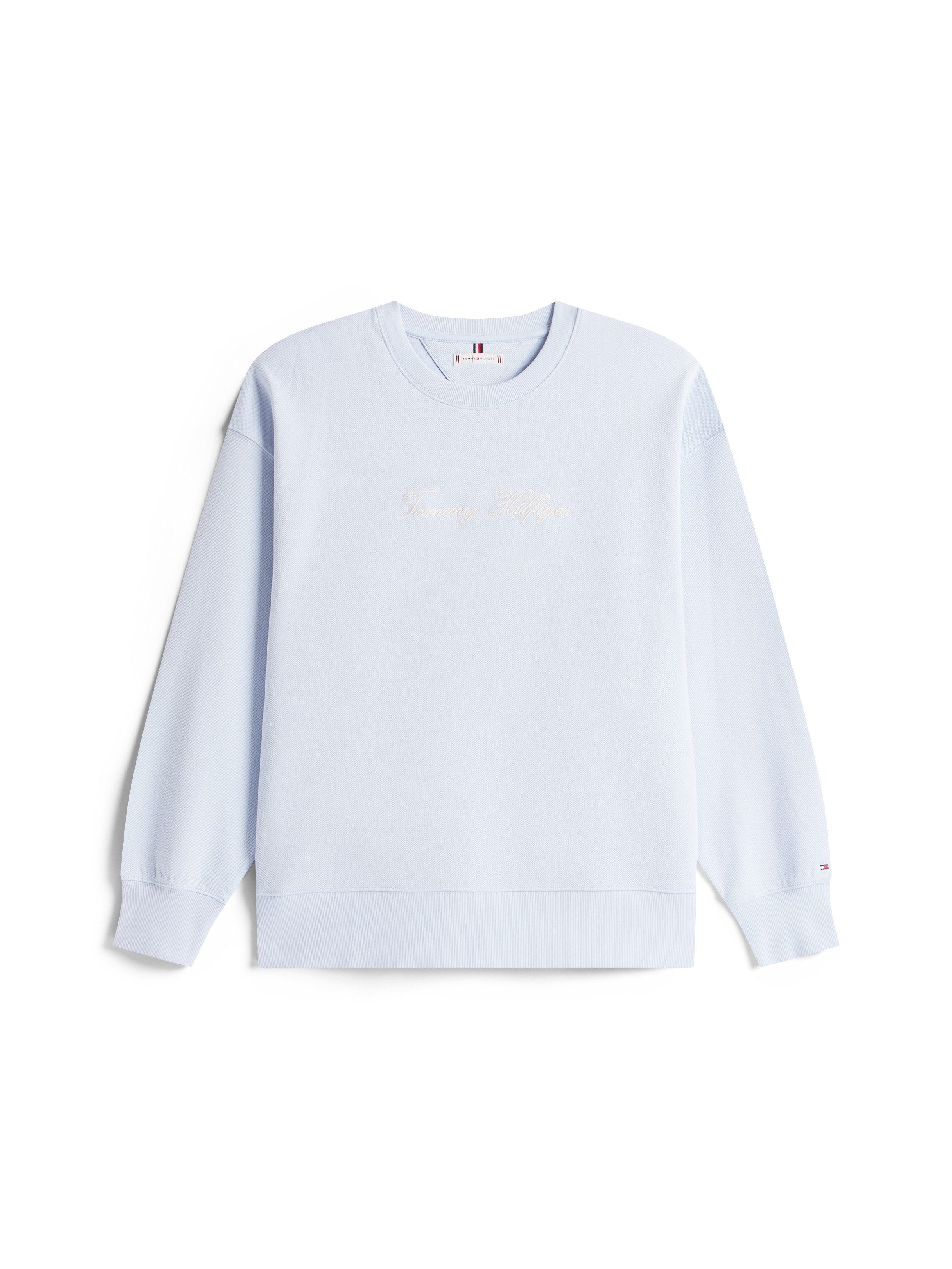 Tommy Hilfiger Curve Sweatshirt CRV SCRIPT REG PIQUE SWTSHRT