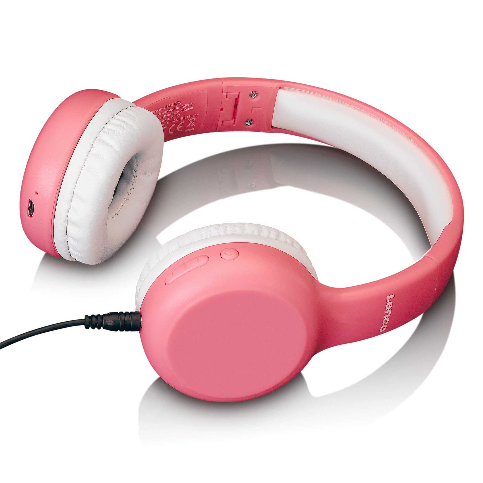 Lenco Over-ear-hoofdtelefoon HPB-110 kinderhoofdtelefoon met sticker