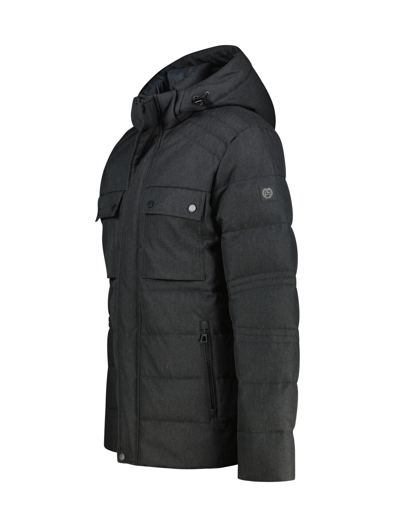 Lerros Gewatteerde jas LERROS Heren fieldjacket in wol-look
