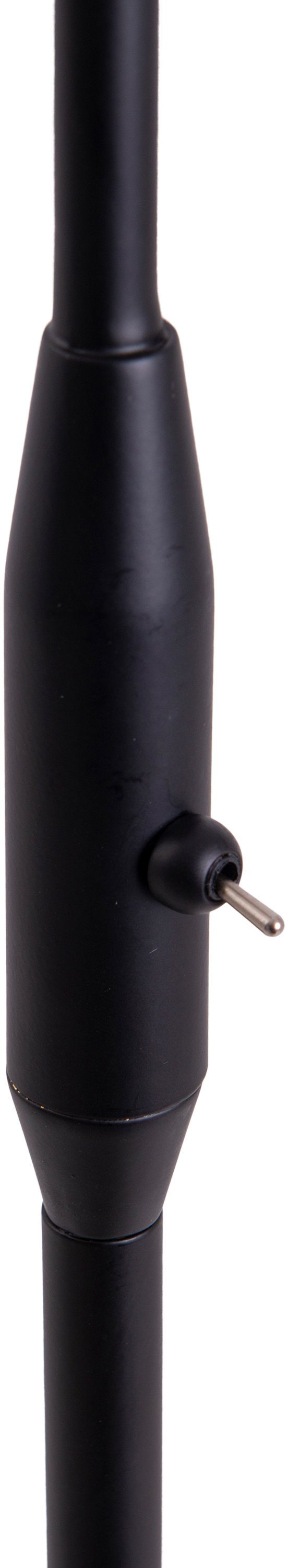 näve Staande lamp Fumoso Glazen kap donker getint (rooklook) 1xE14 wipschakelaar zwart