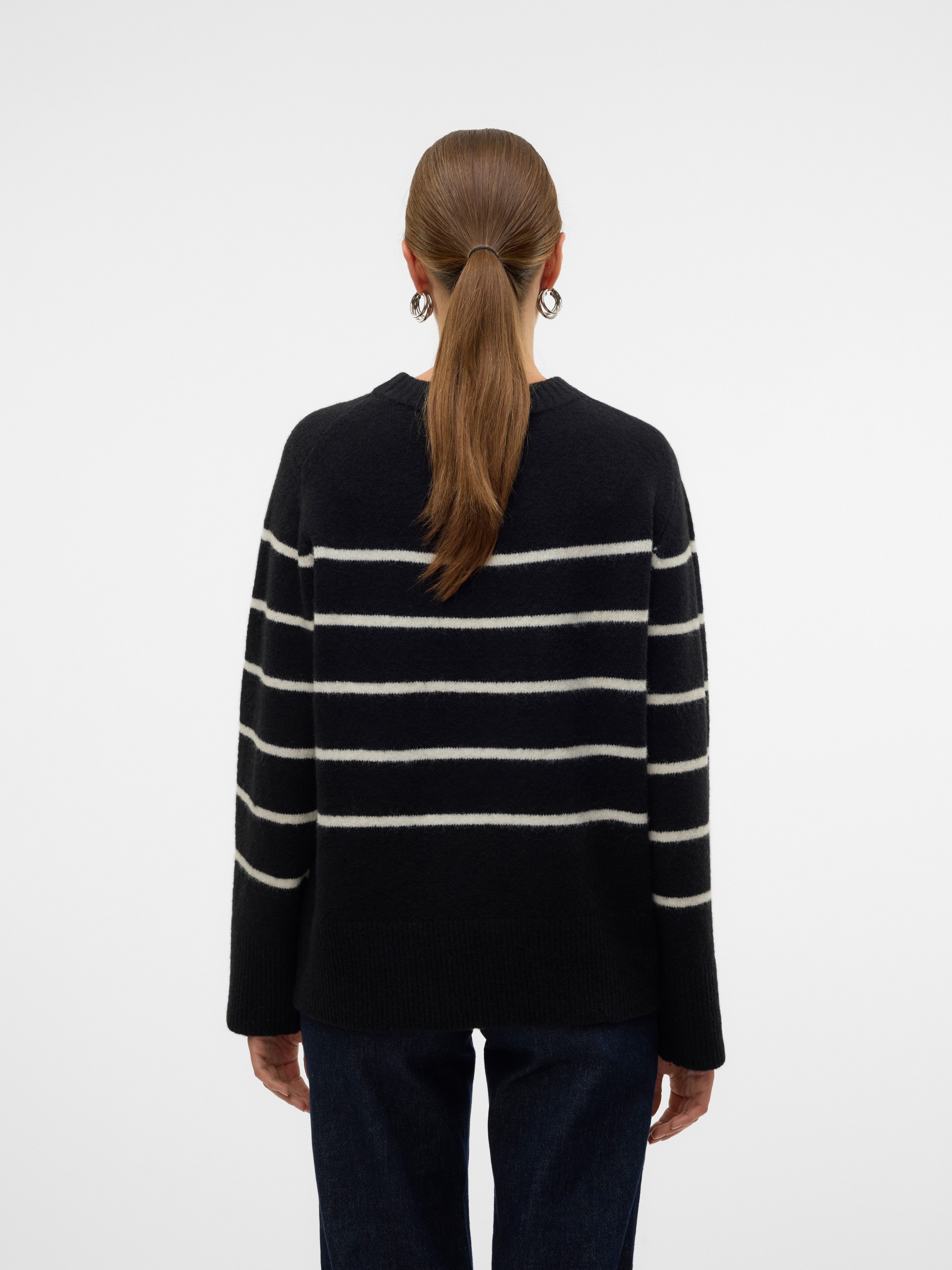 Vero Moda Gebreide trui VMFLAWLESS LS O-NECK PULLOVER GA NOOS