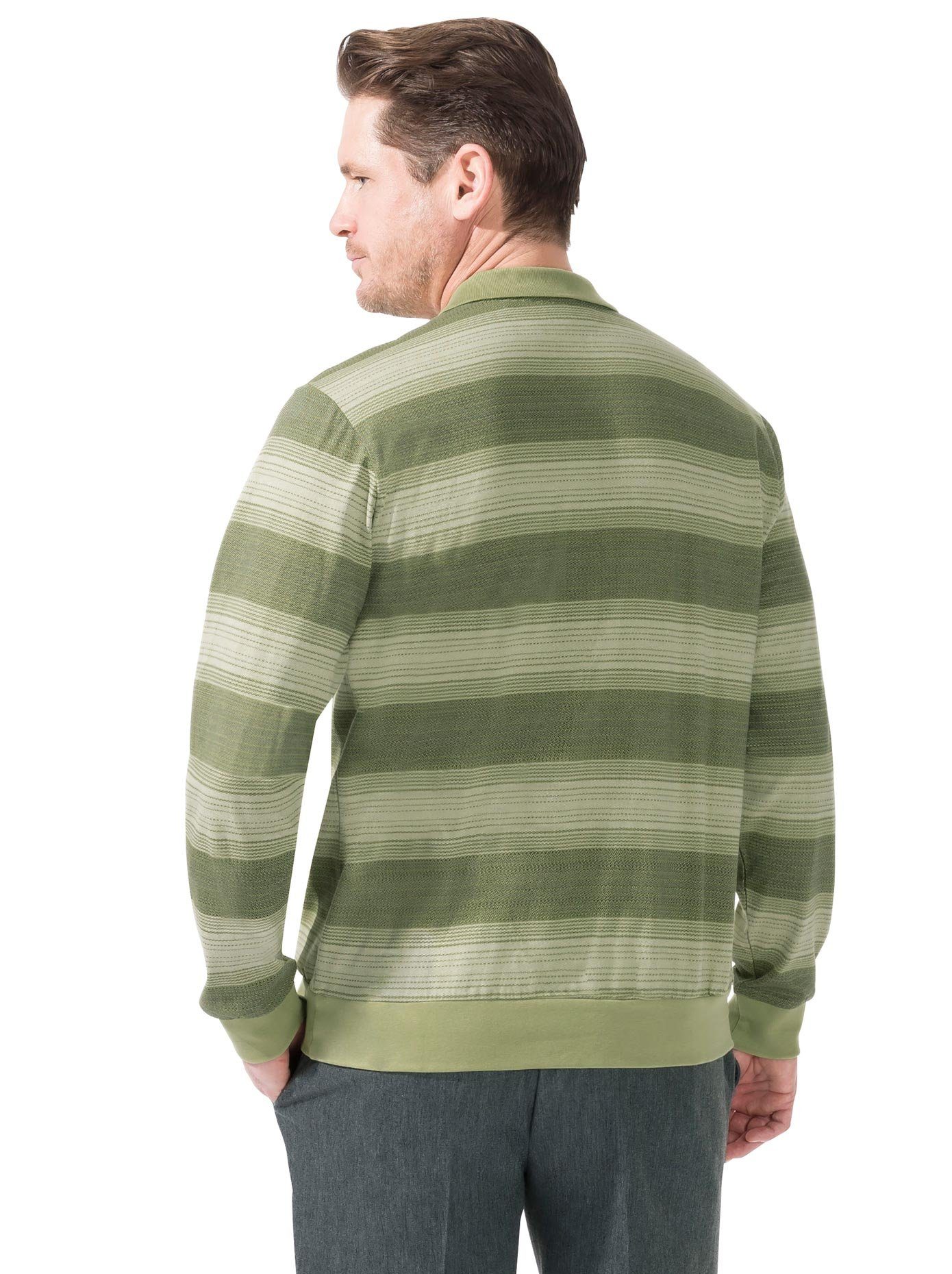 Marco Donati Poloshirt Shirt met lange mouwen (1-delig)