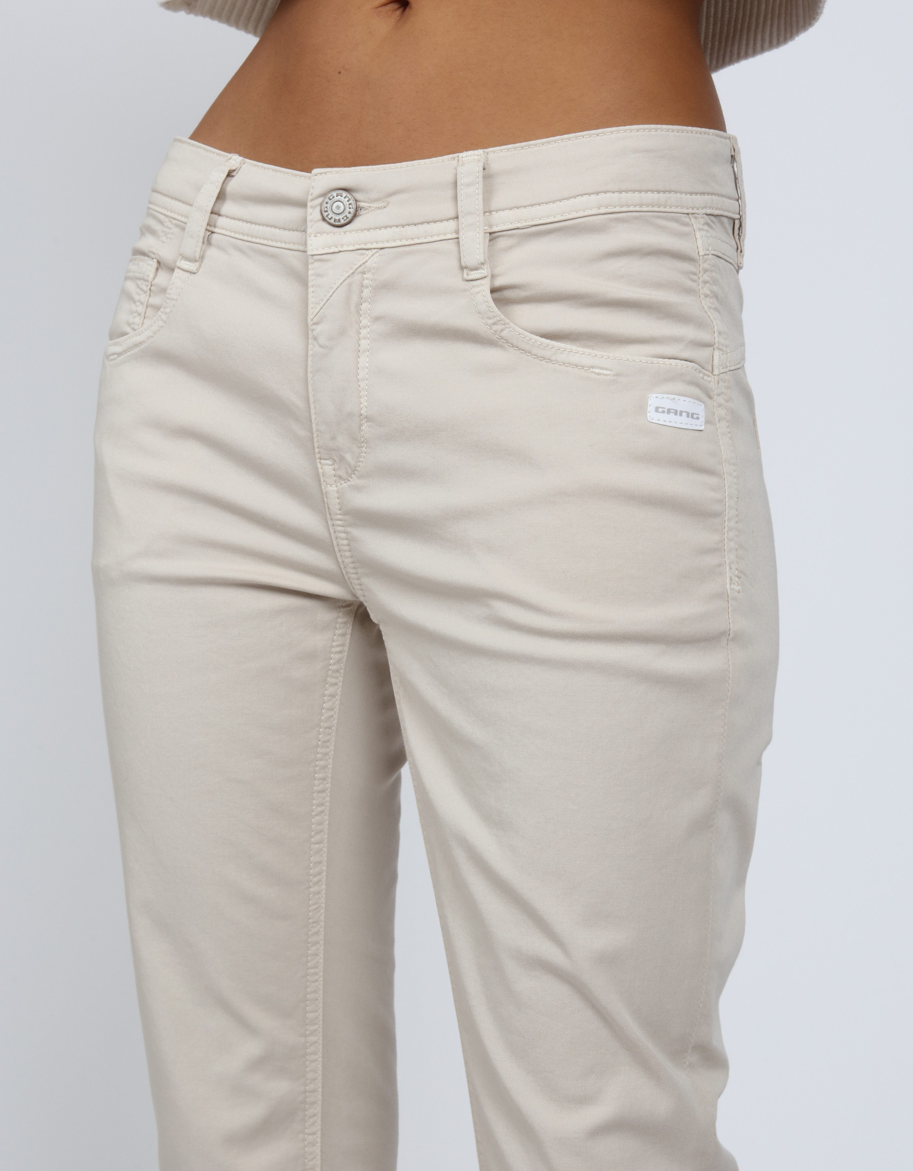 GANG Relax fit jeans 94AMELIE CROPPED in 5-pocket-stijl